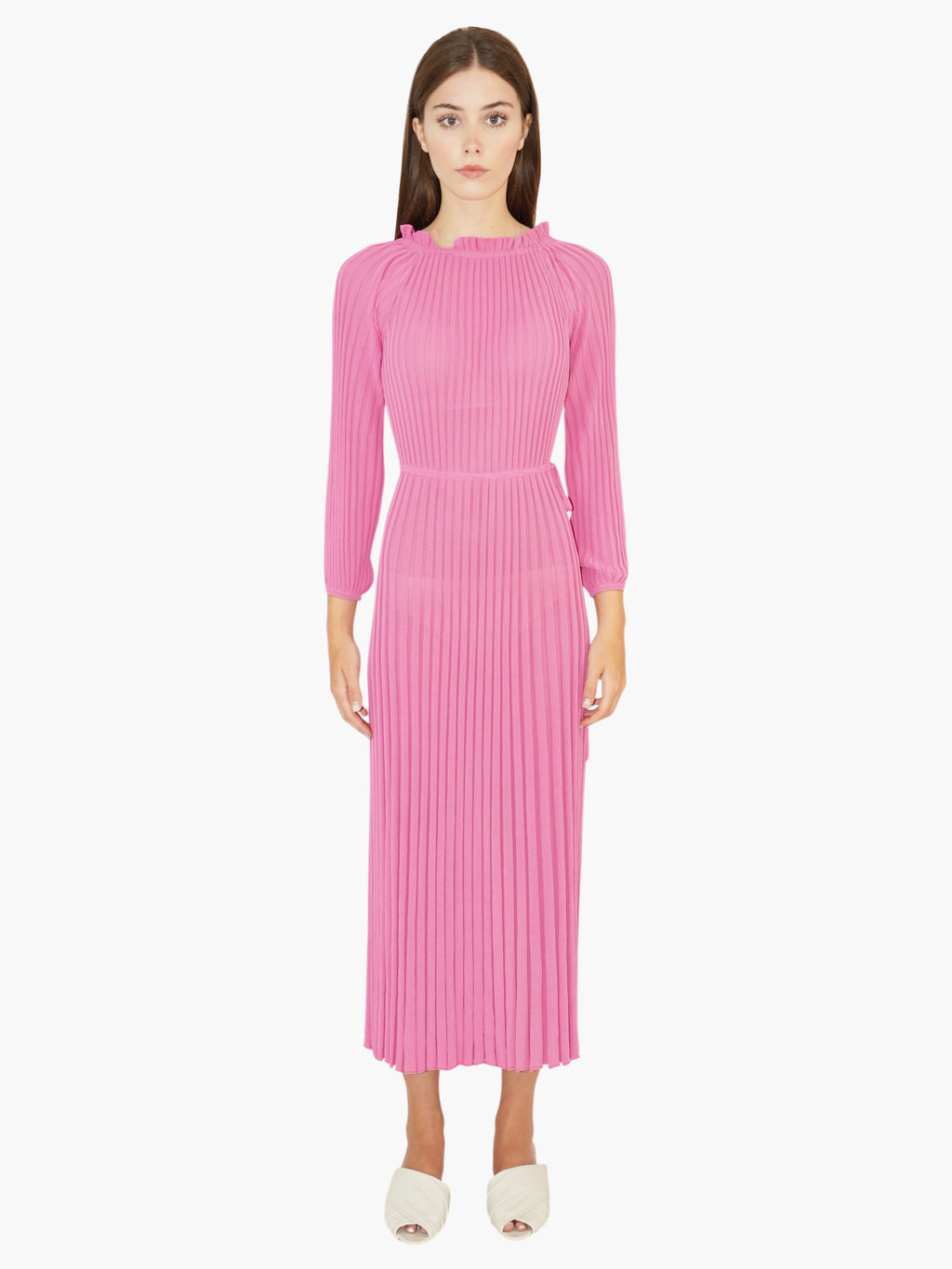 Pleated Maxi Dress