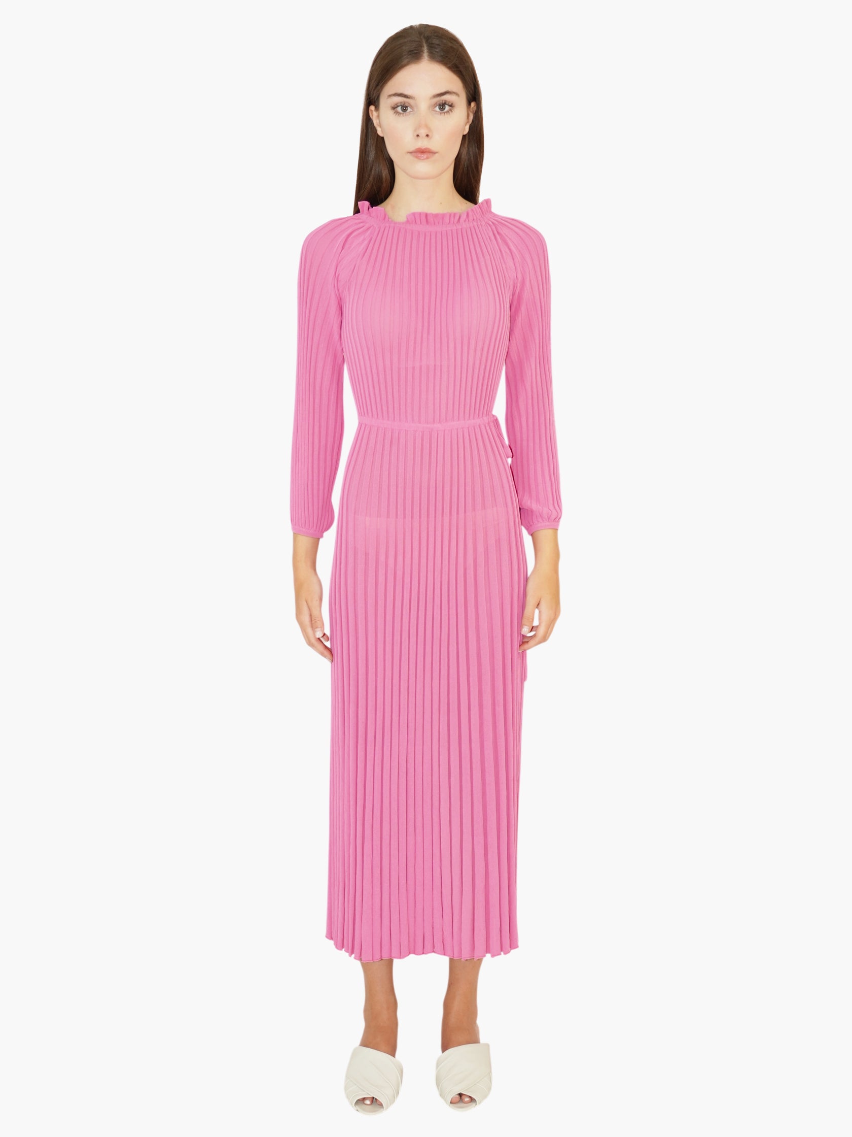 Pleated Maxi Dress