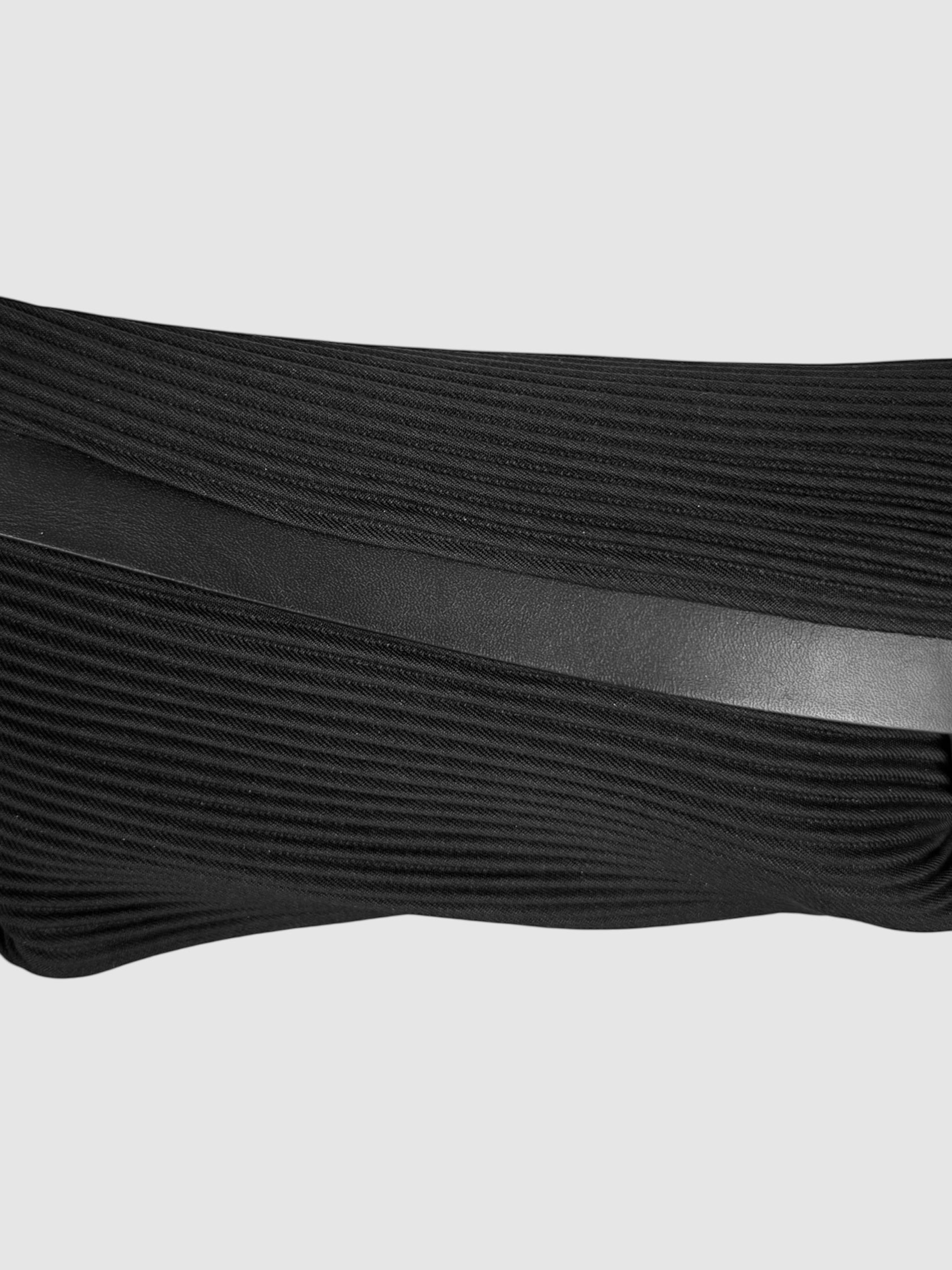 Bias Pleats Belt Bag