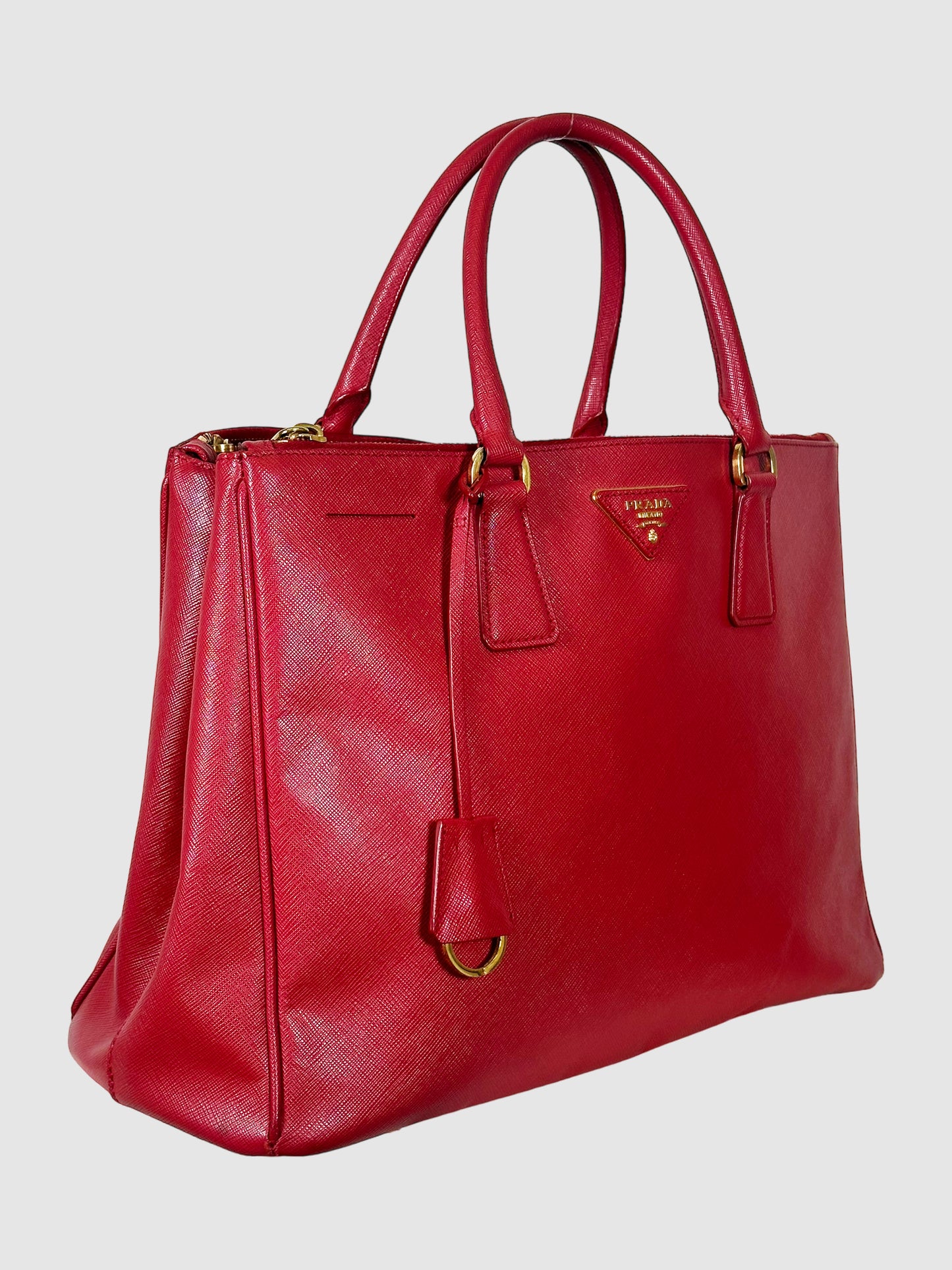 Medium Saffiano Lux Galleria Tote