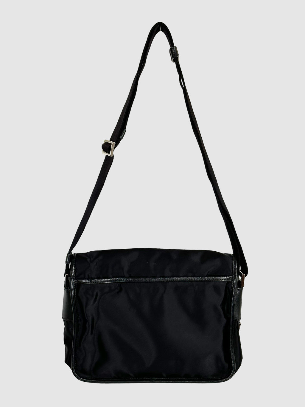 Prada Tessuto Logo Messenger Bag