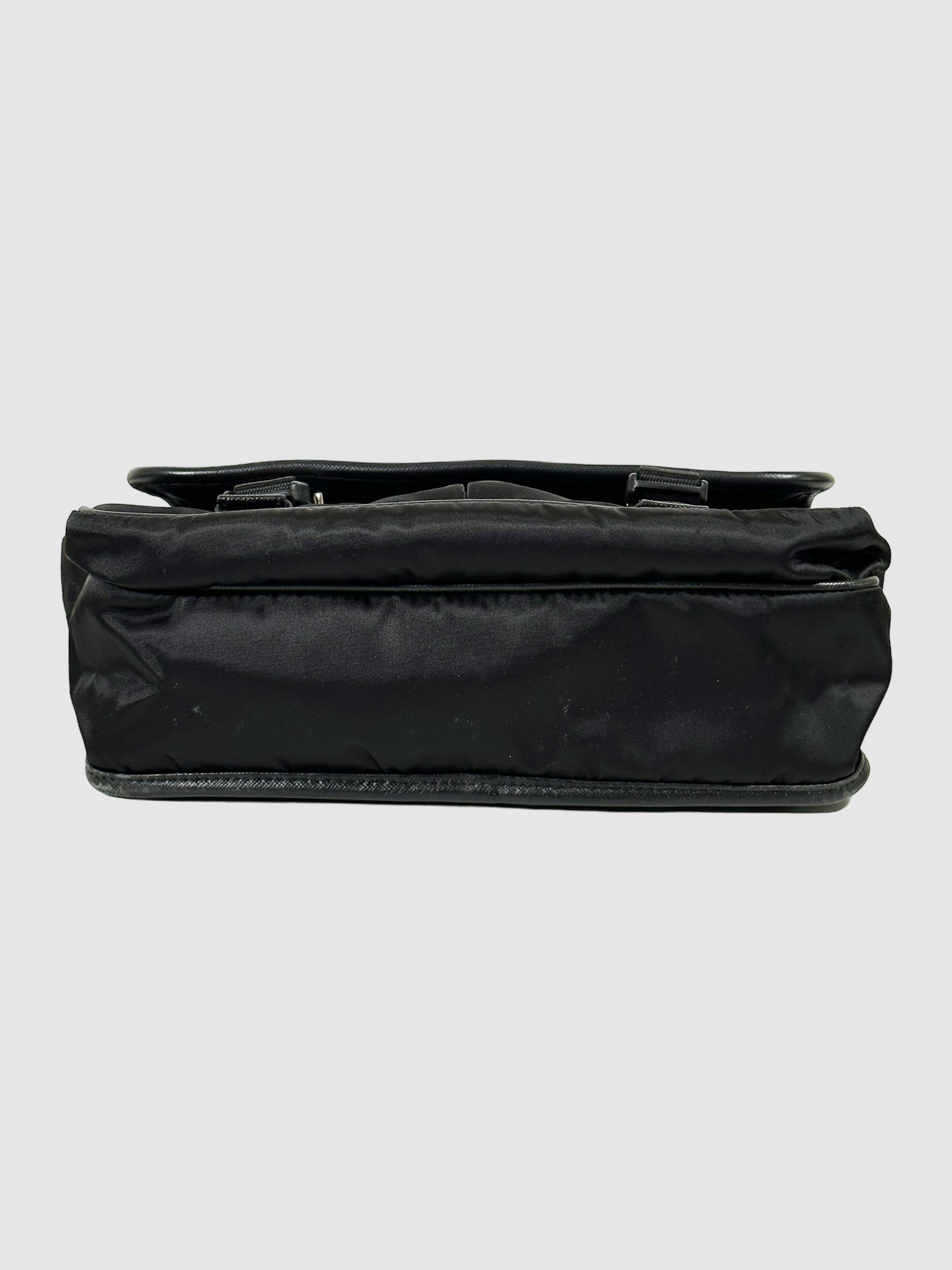 Prada Tessuto Logo Messenger Bag