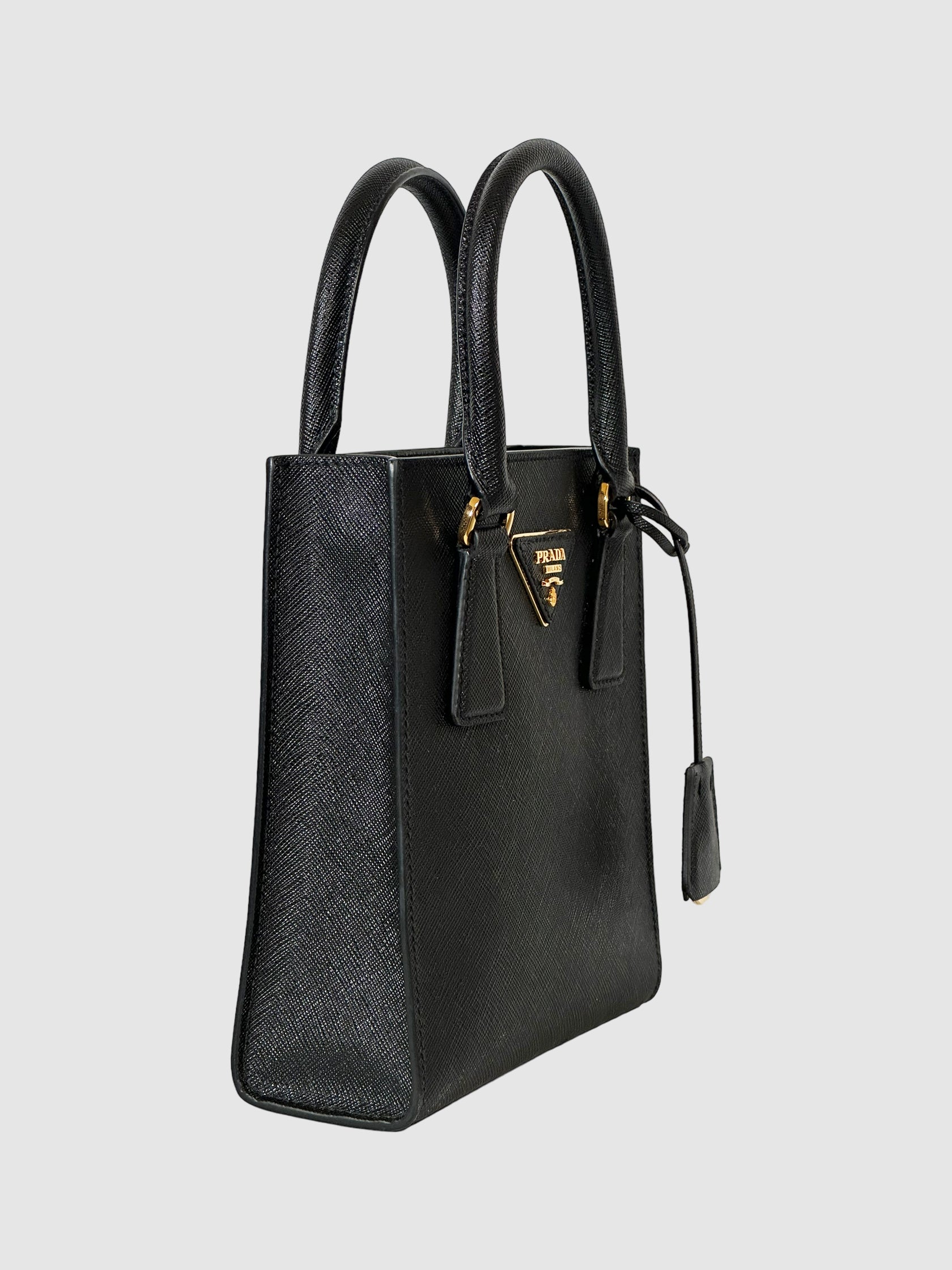 Mini Saffiano Lux Tote