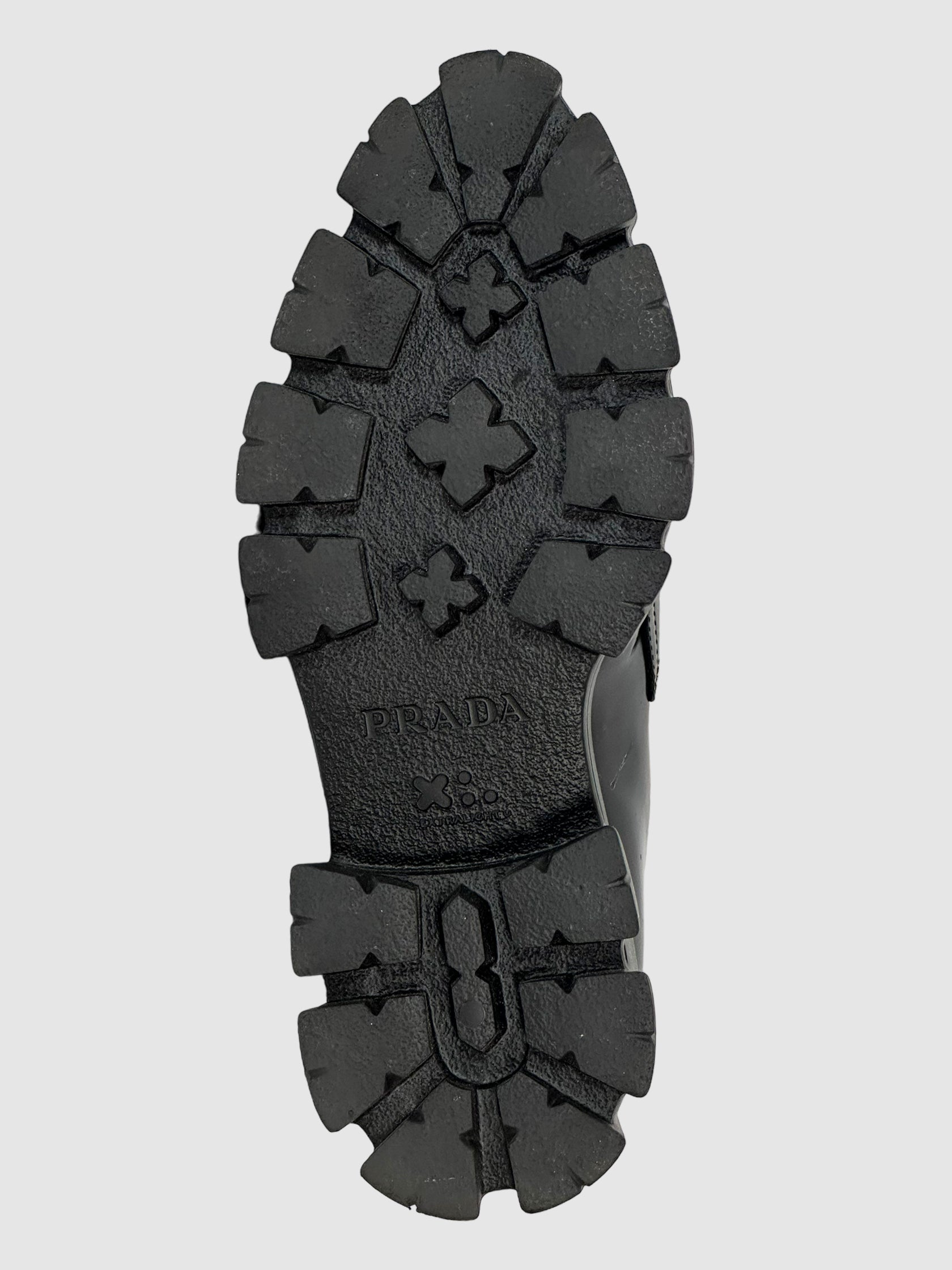 Prada Leather Chunky Loafers - Size 37.5