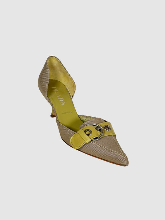 Prada Vintage D'Orsay Pumps - Size 38.5