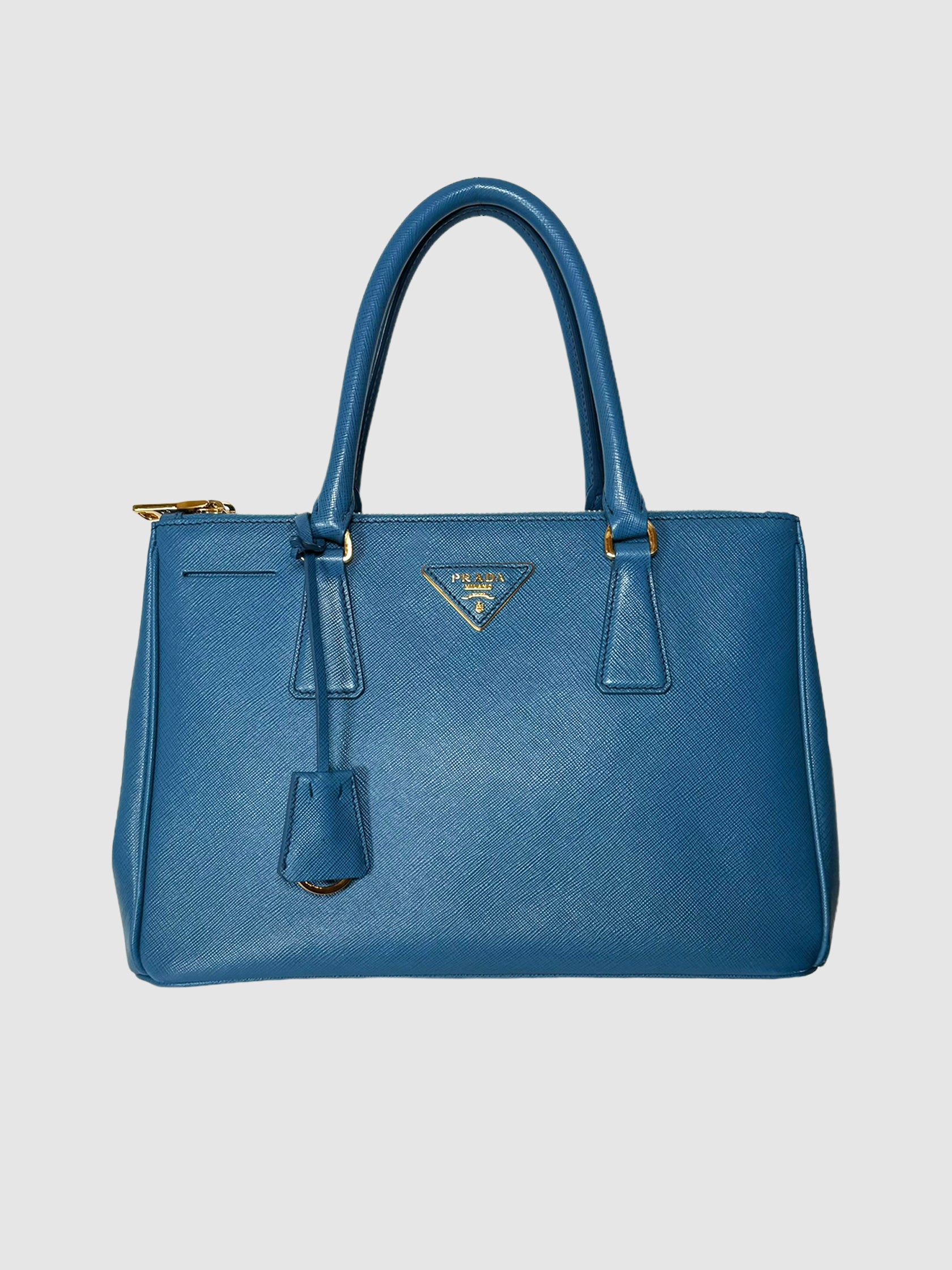Galleria Double Zip Saffiano Tote