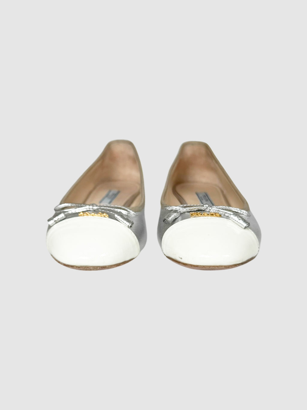 Metallic Leather Flats