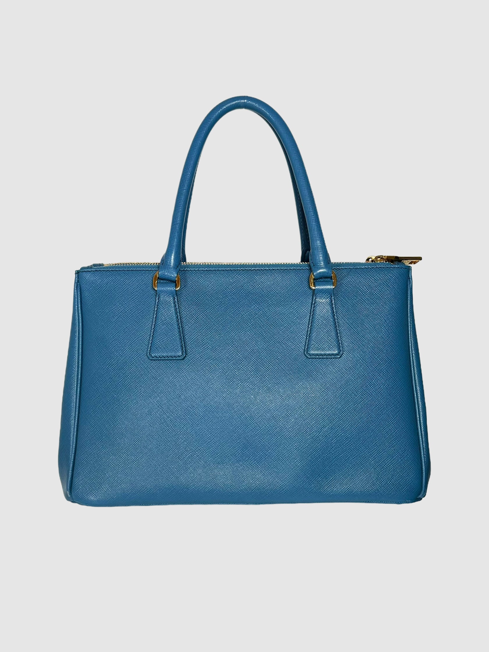 Galleria Double Zip Saffiano Tote