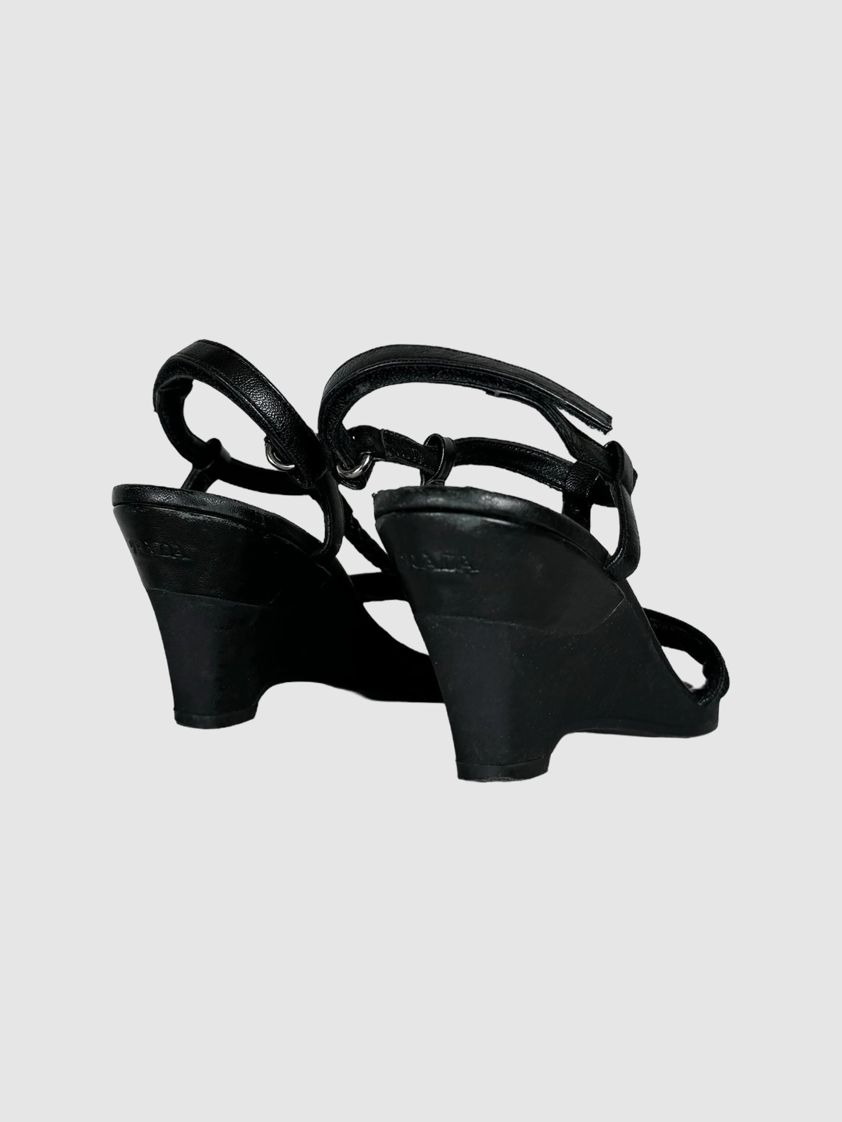 Braided Strap Wedges - Size 36