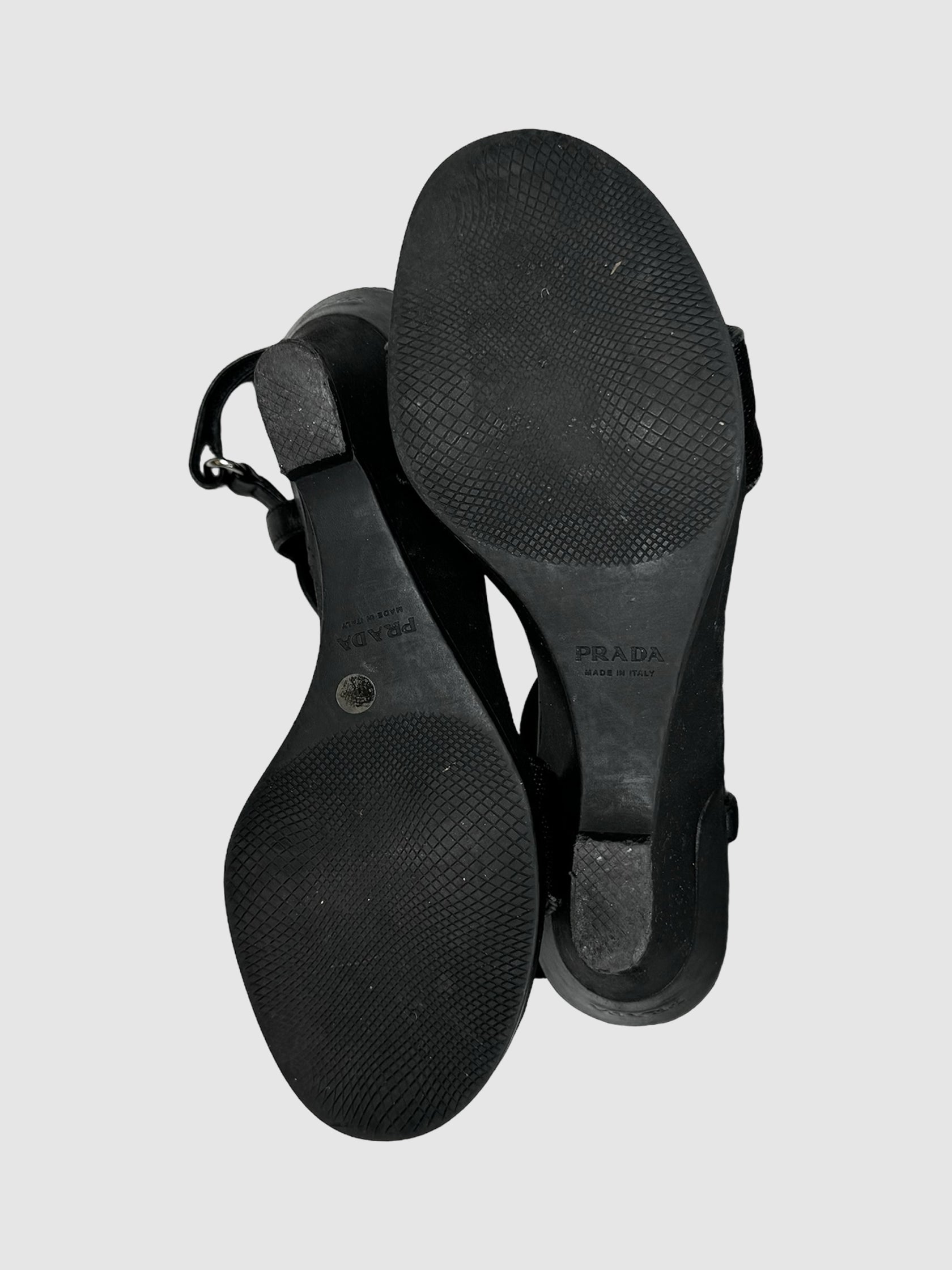 Braided Strap Wedges - Size 36