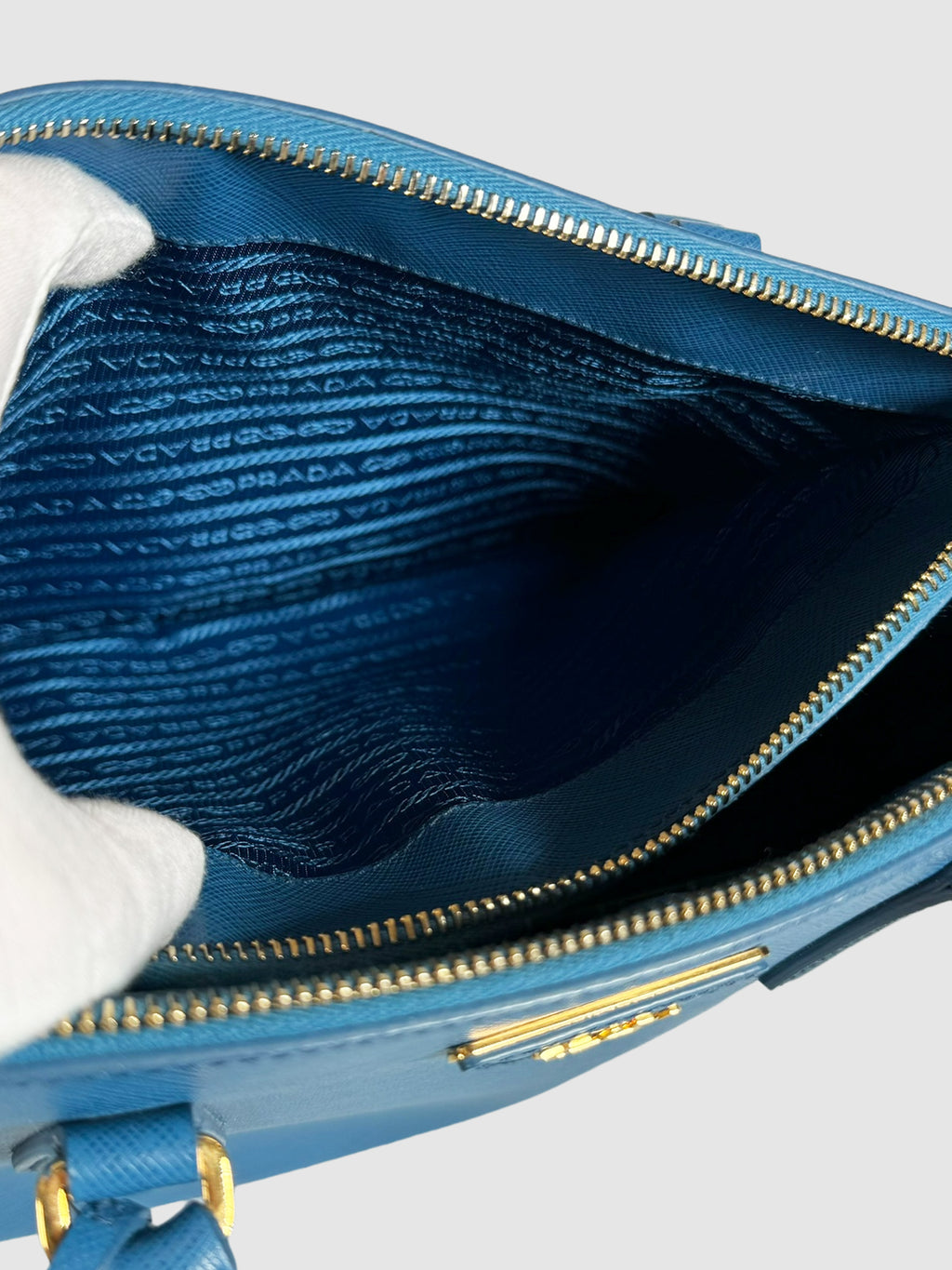 Galleria Double Zip Saffiano Tote