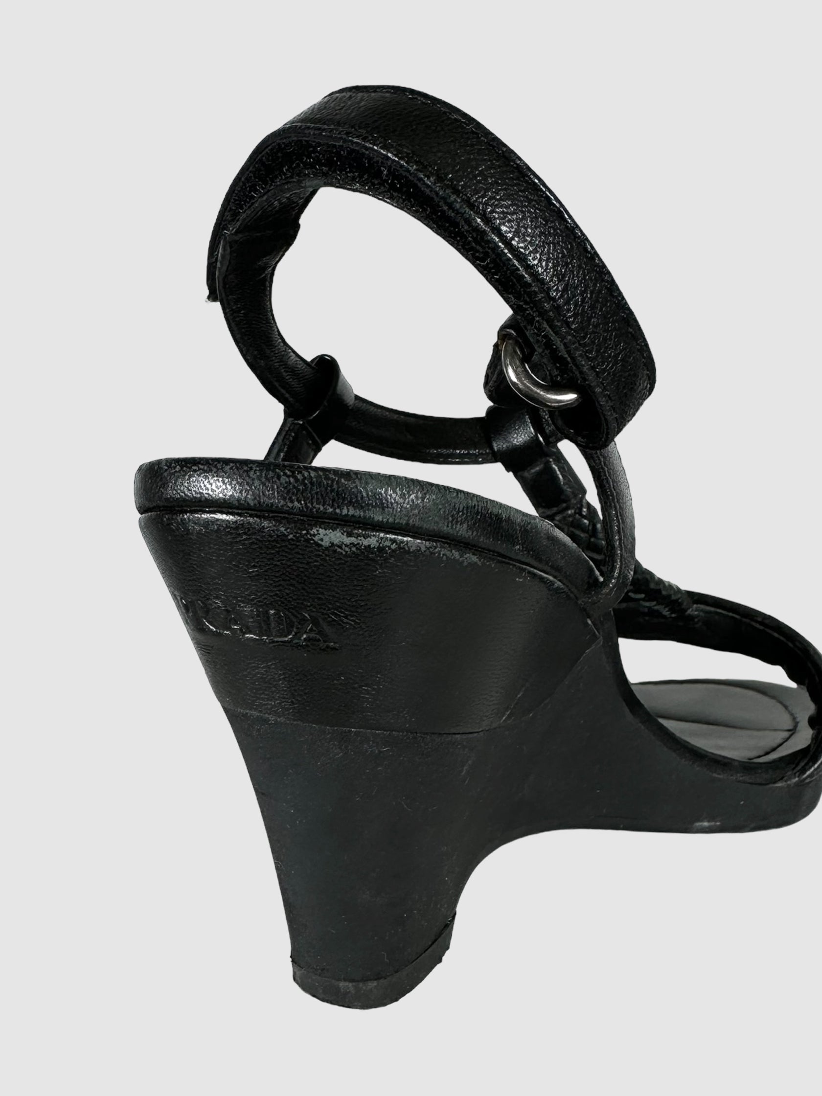 Braided Strap Wedges - Size 36