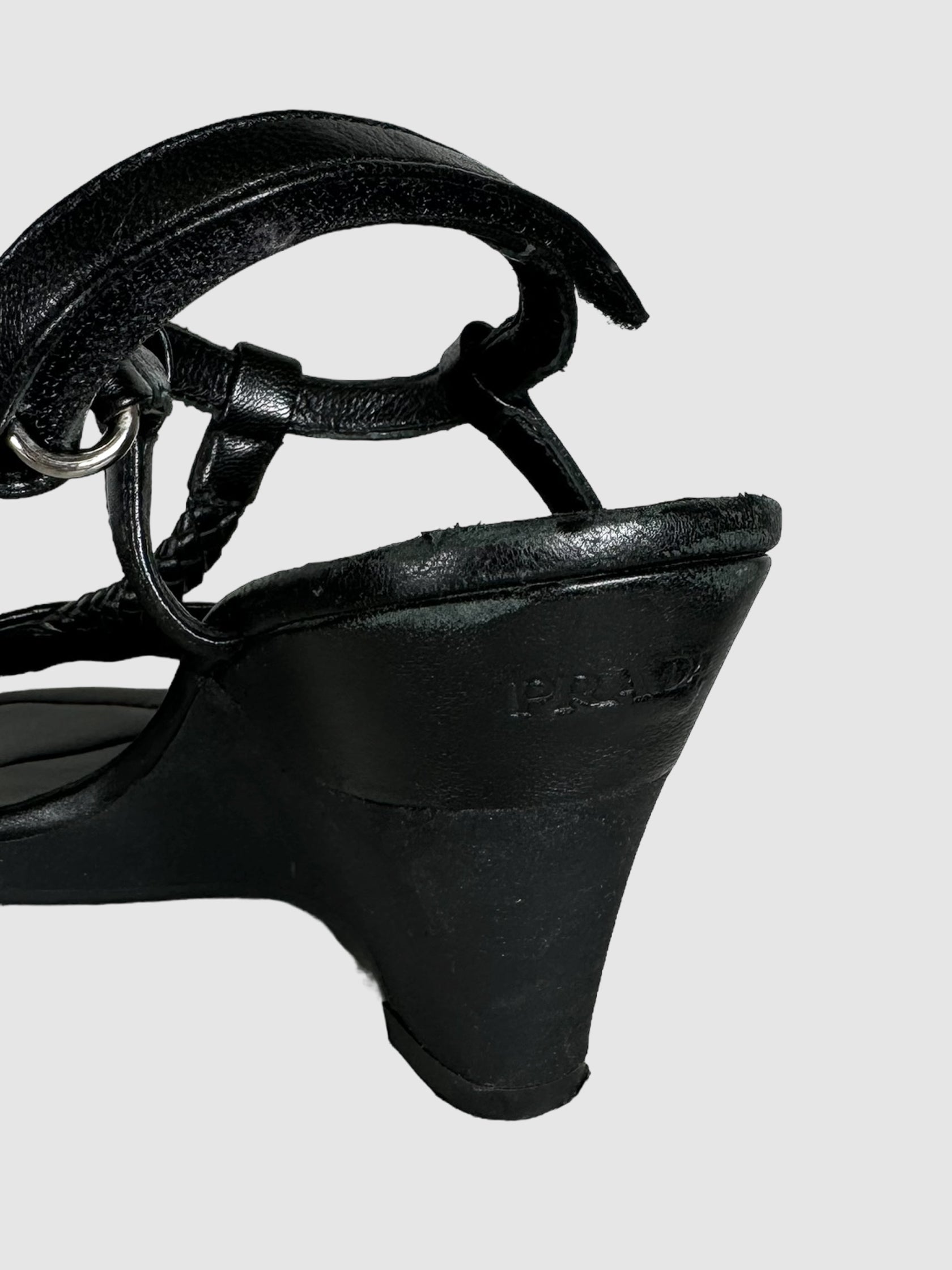 Braided Strap Wedges - Size 36