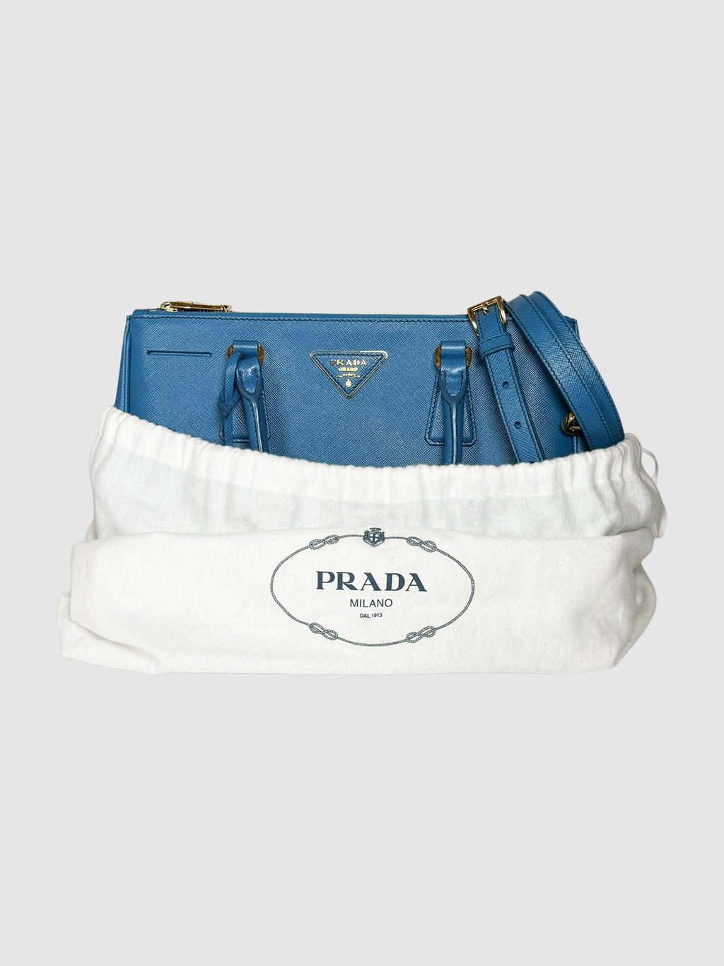 Galleria Double Zip Saffiano Tote