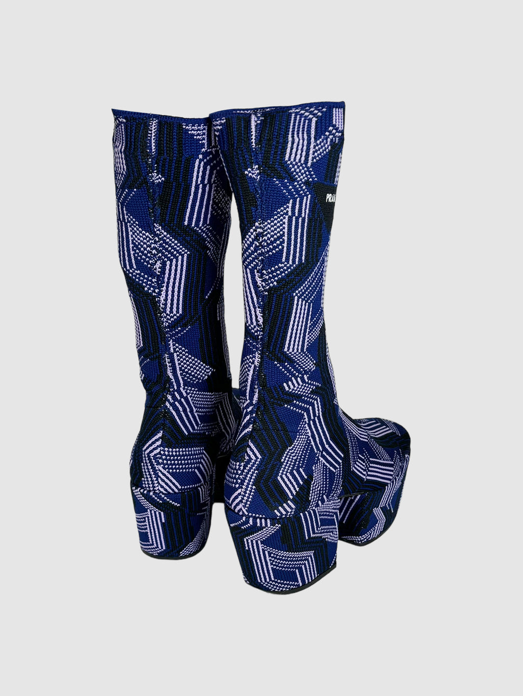 Knit Platform Boots