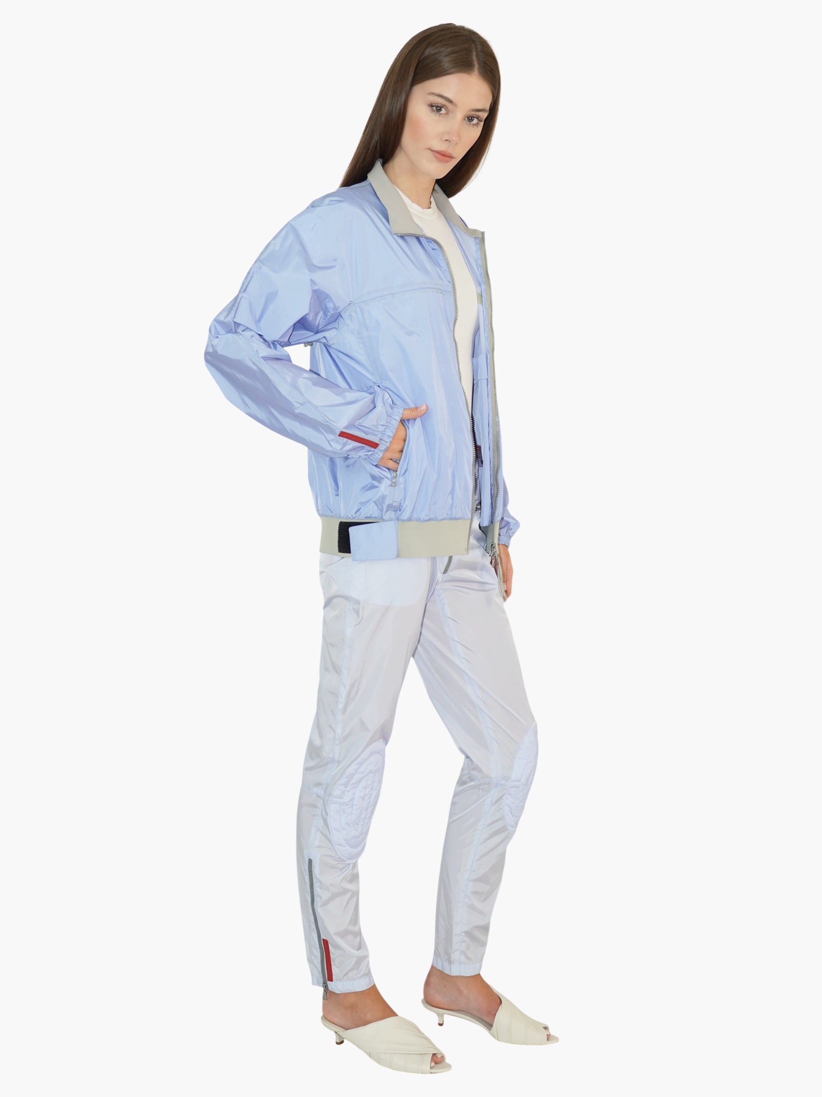 Nylon Windbreaker Jacket
