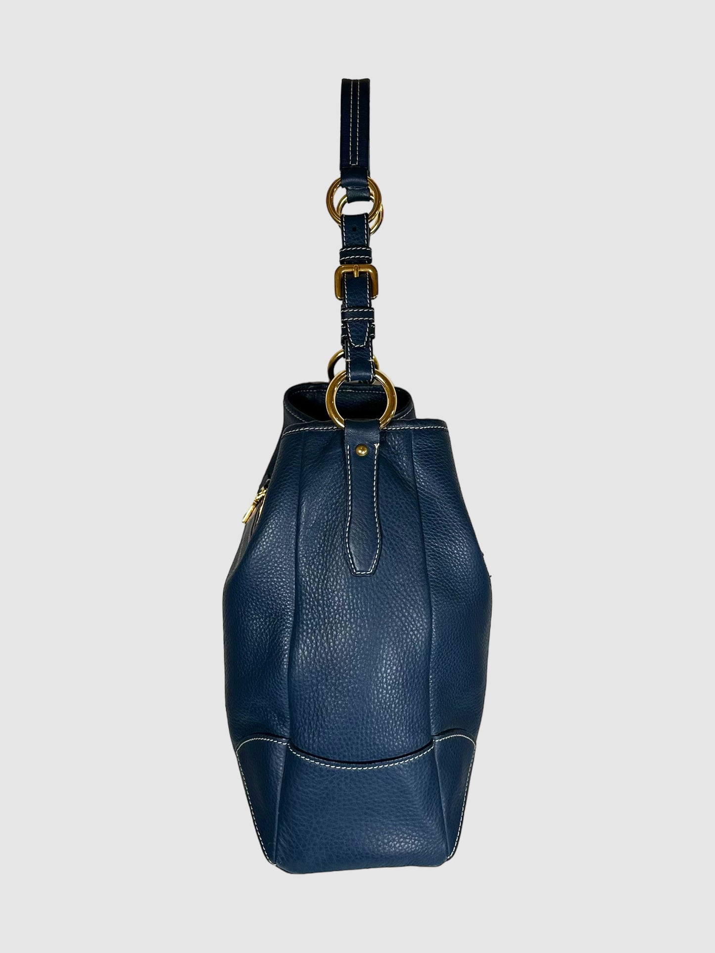 Front Zip Pocket Hobo Bag