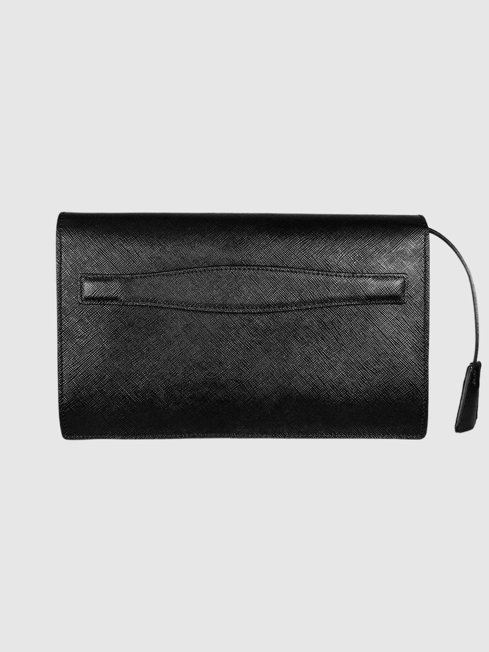 Saffiano Lux Sound Clutch