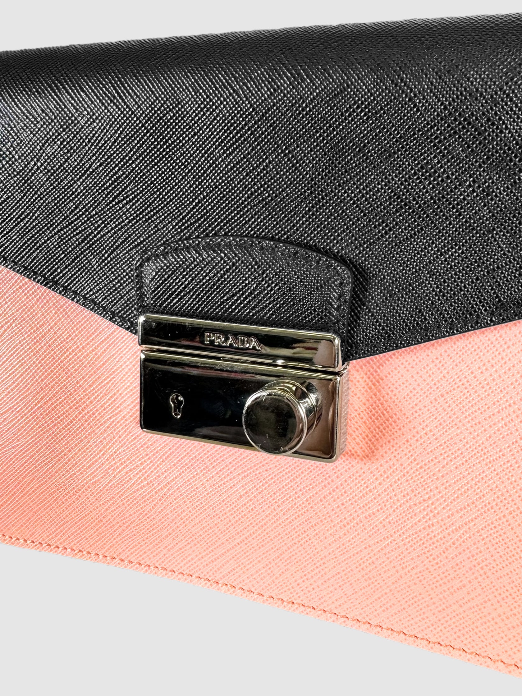 Saffiano Lux Sound Clutch