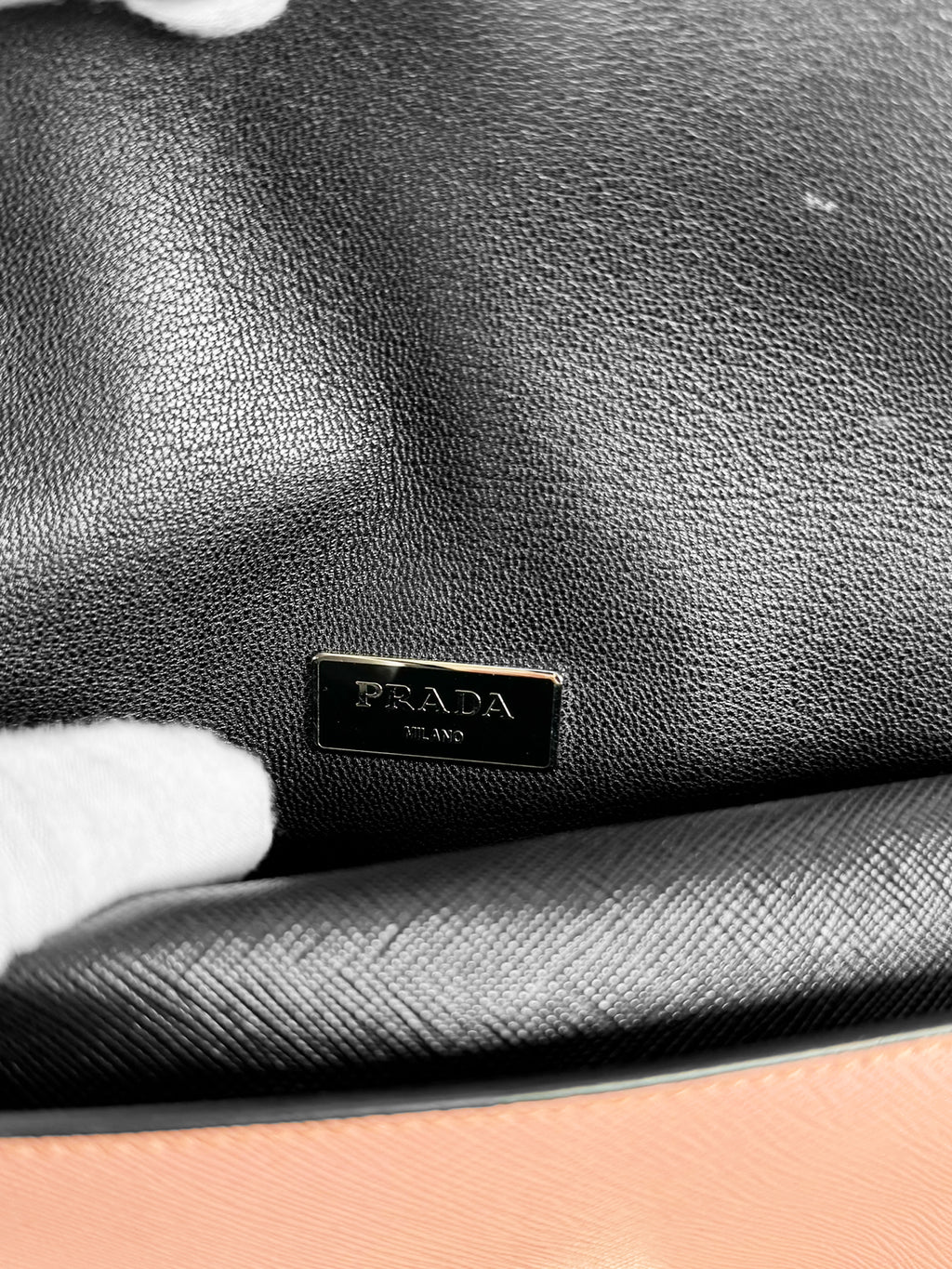 Saffiano Lux Sound Clutch