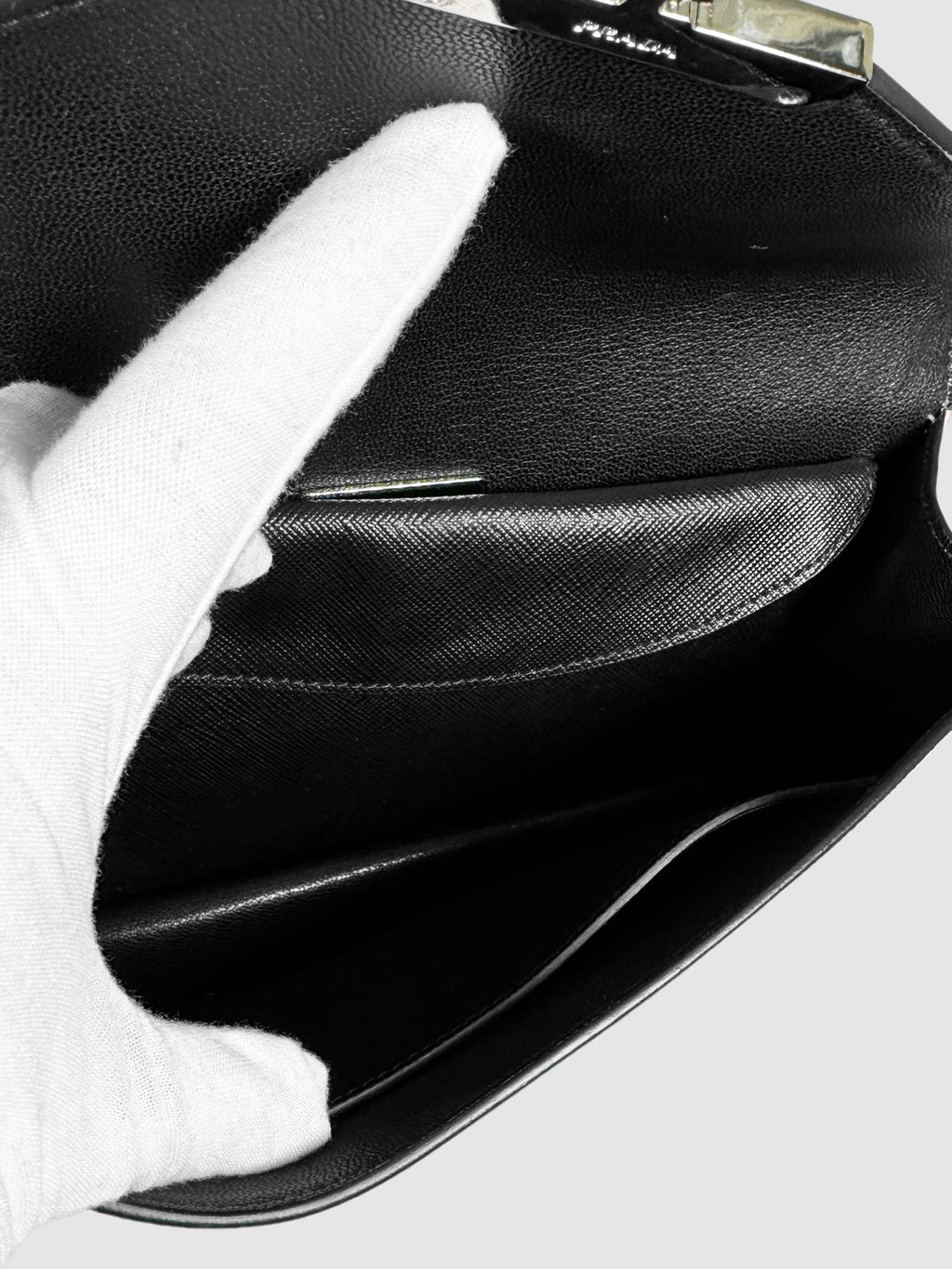 Saffiano Lux Sound Clutch