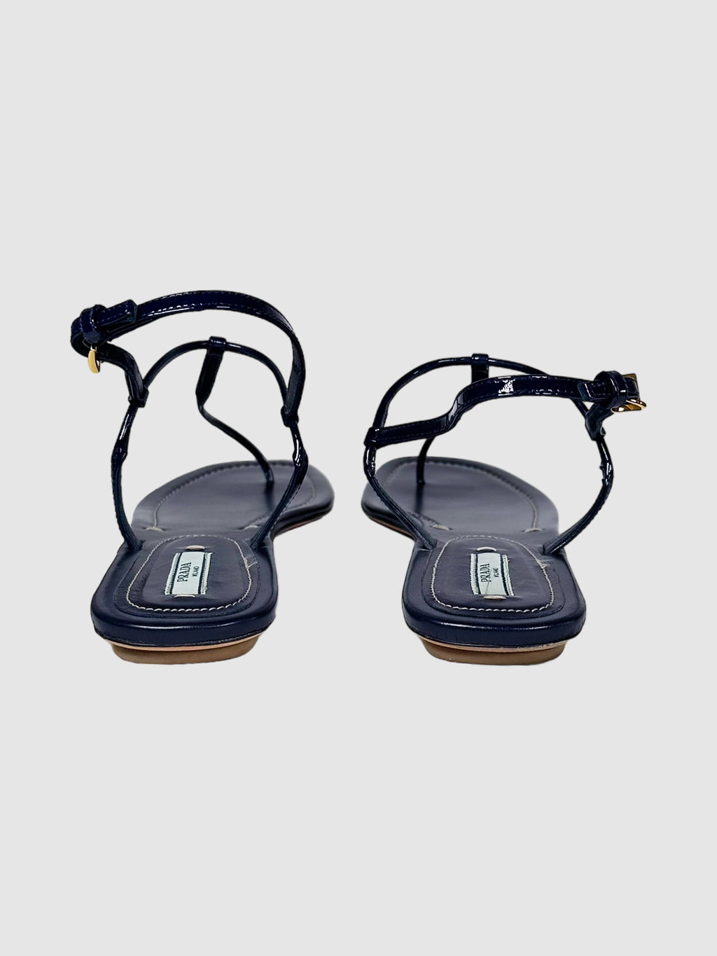 Flat Thong Sandals - Size 38.5
