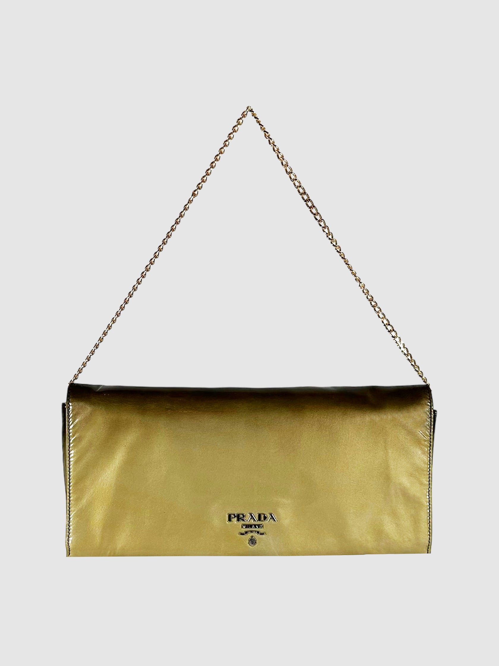 Prada Vernice Sfumata Clutch – Second Nature Boutique