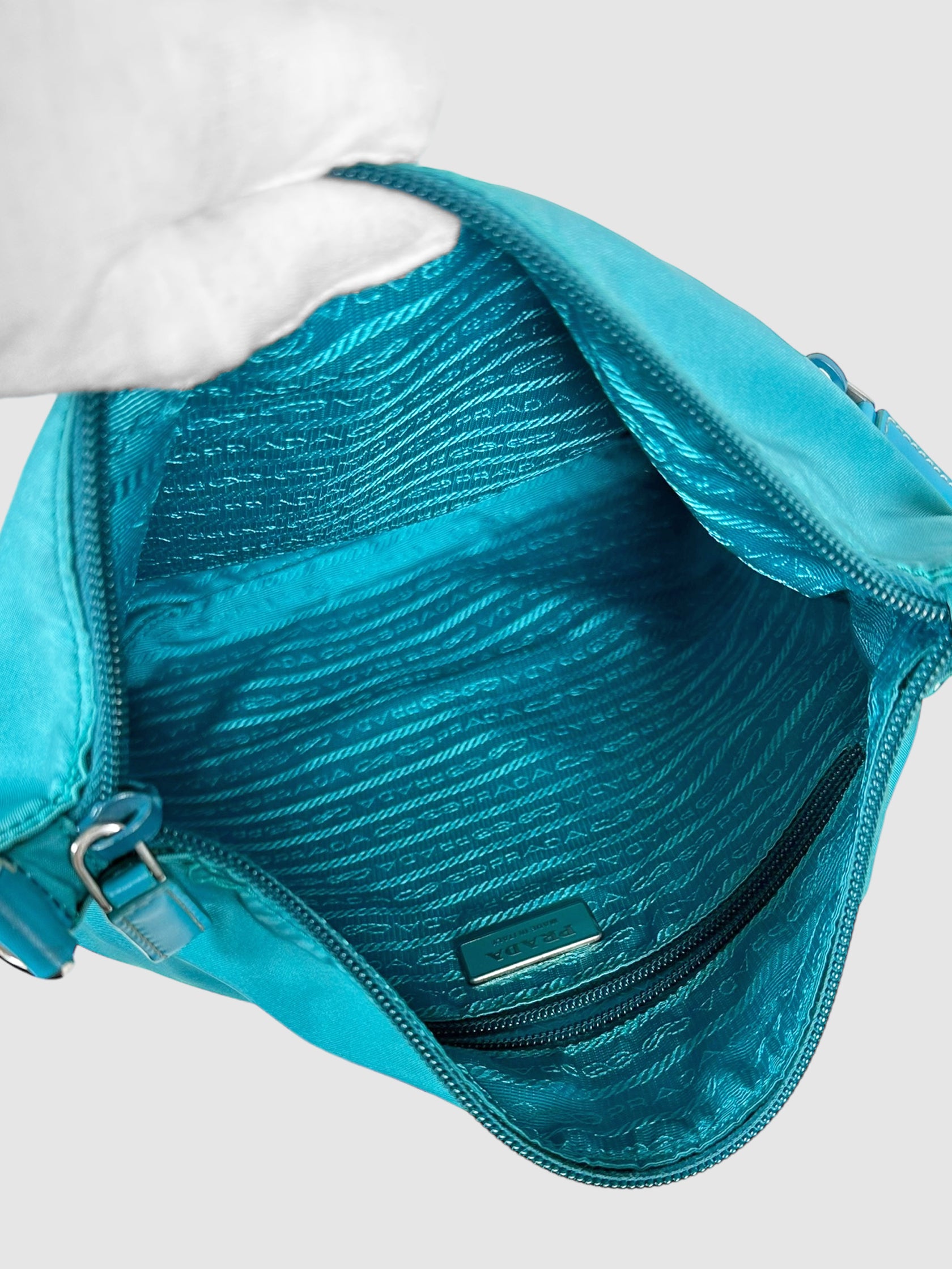 Tessuto Front Pocket Crossbody Bag