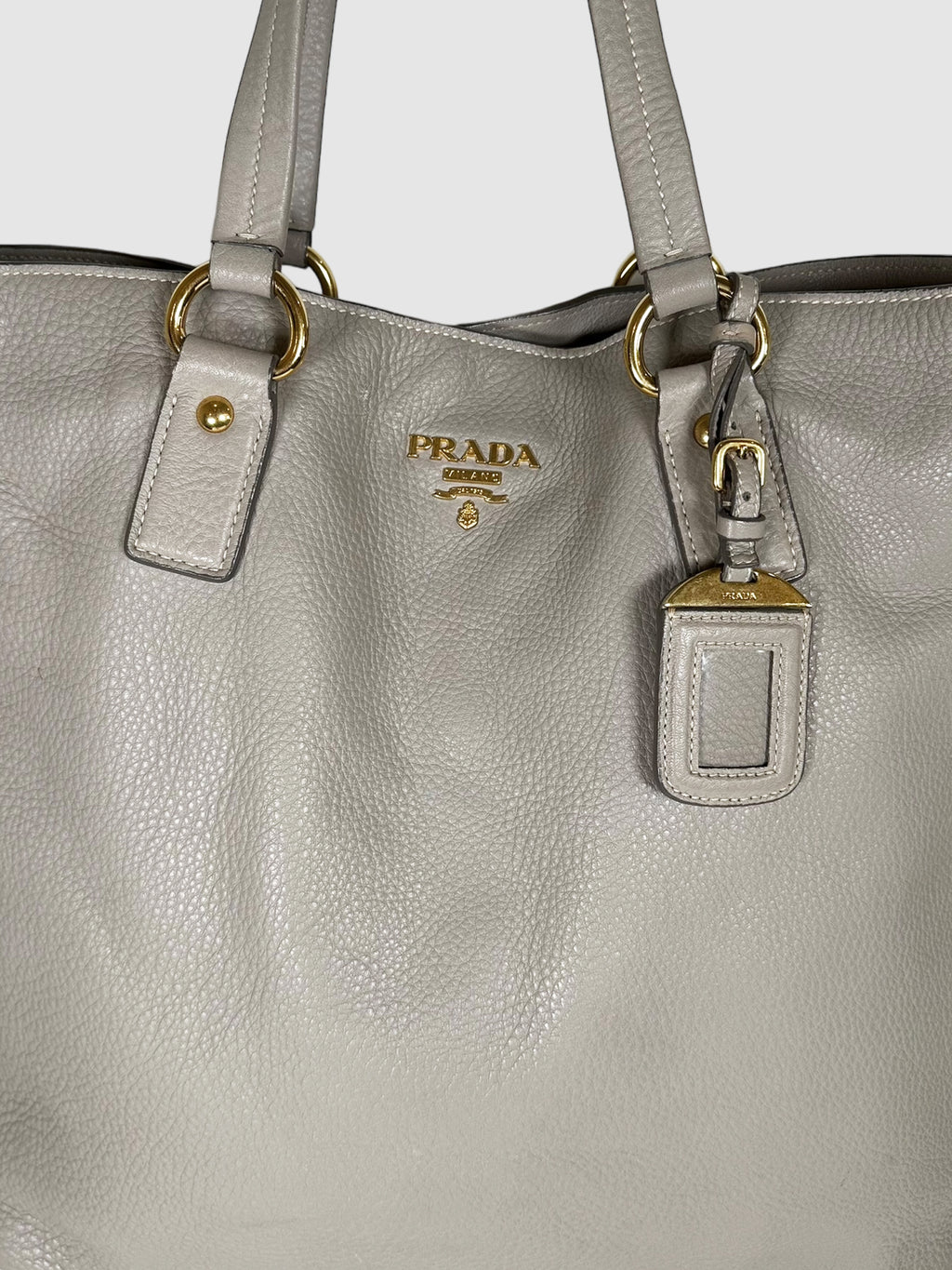 Vitello Daino Side Zip Tote Bag