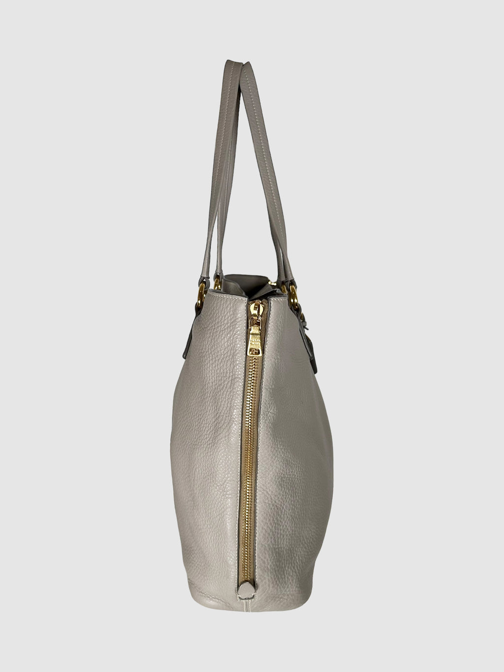 Vitello Daino Side Zip Tote Bag