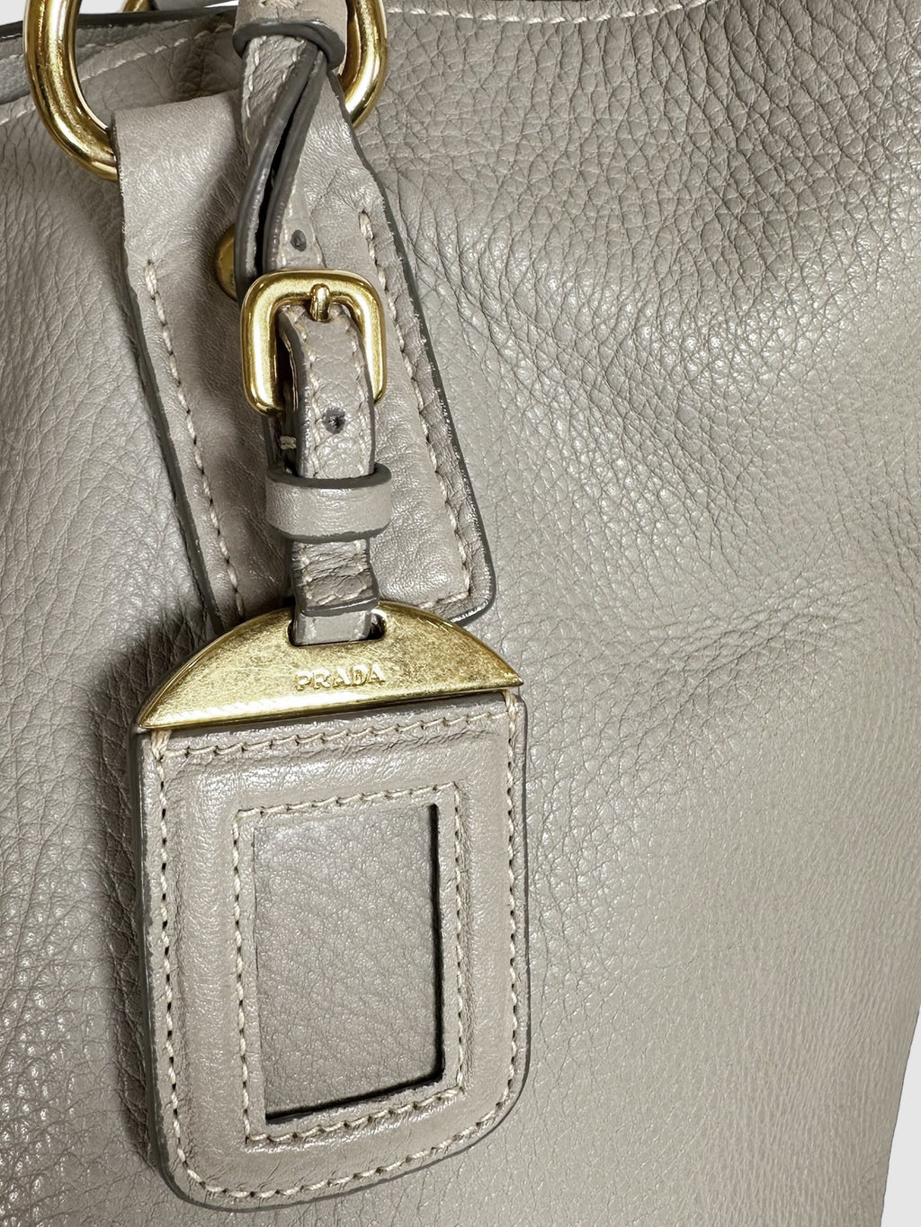 Vitello Daino Side Zip Tote Bag