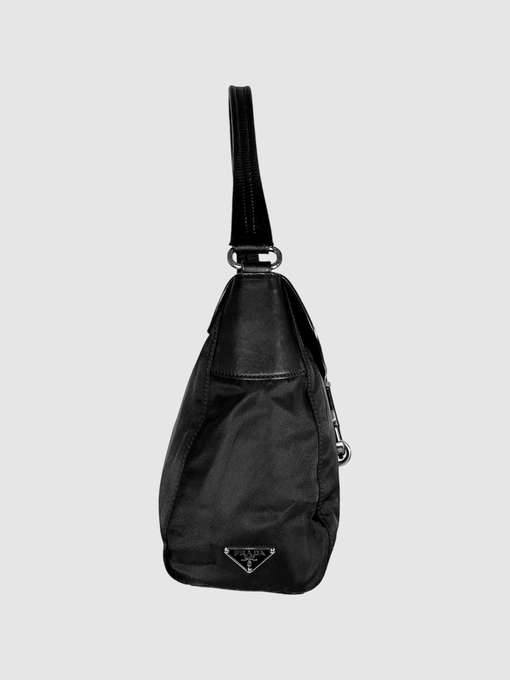 Tessuto Clasp Shoulder Bag