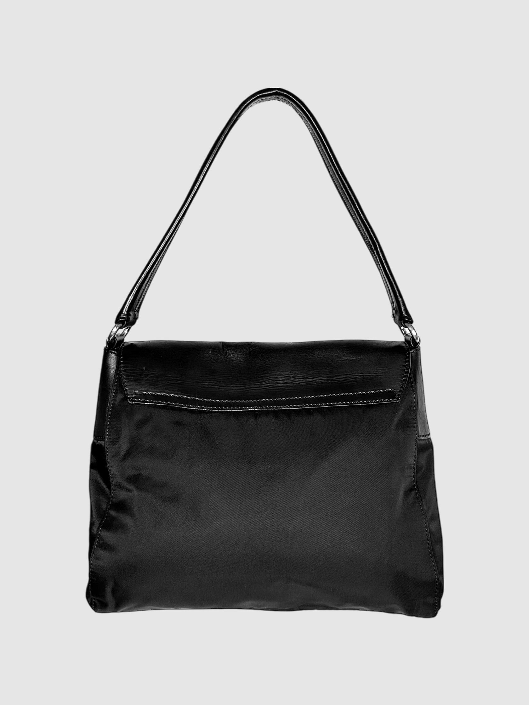 Tessuto Clasp Shoulder Bag