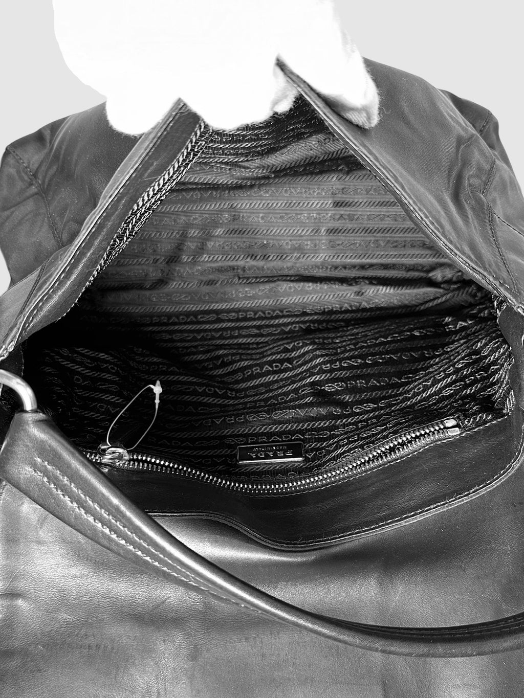 Tessuto Clasp Shoulder Bag