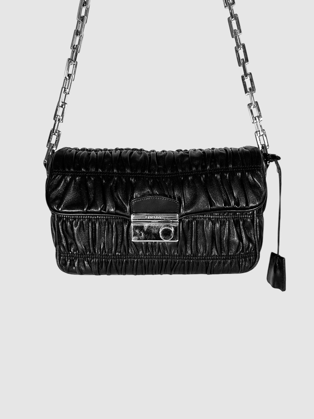 Gaufre Chain Shoulder Bag