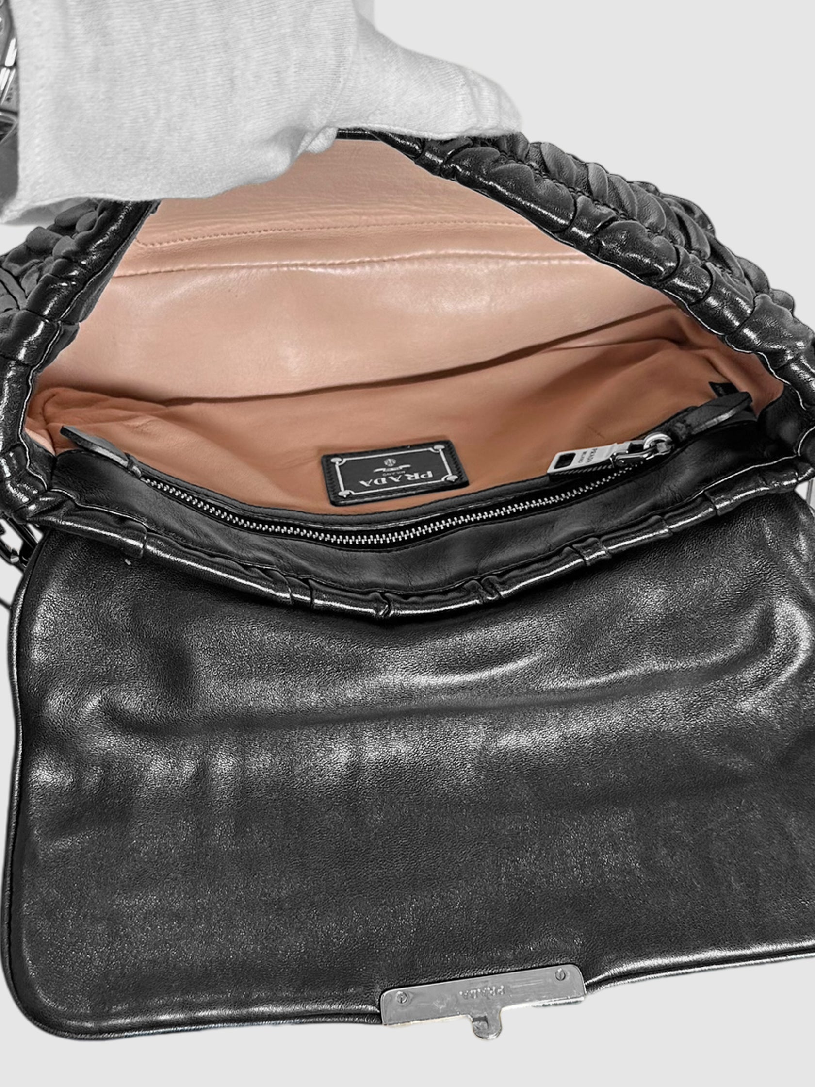 Gaufre Chain Shoulder Bag