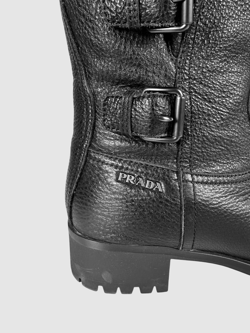 Buckle Detail Ankle Boots - Size 9