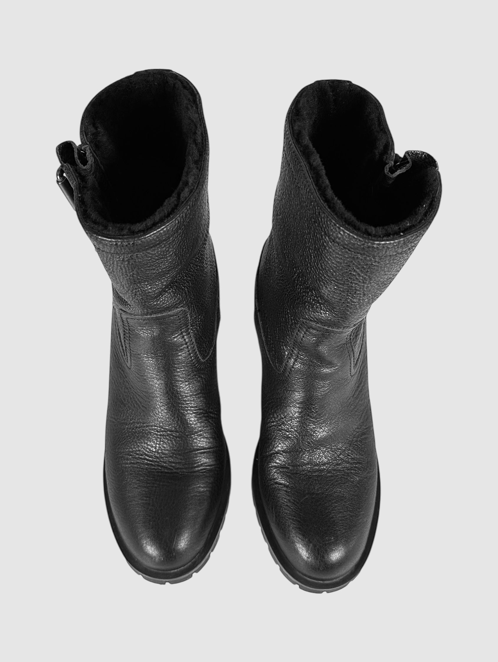 Buckle Detail Ankle Boots - Size 9