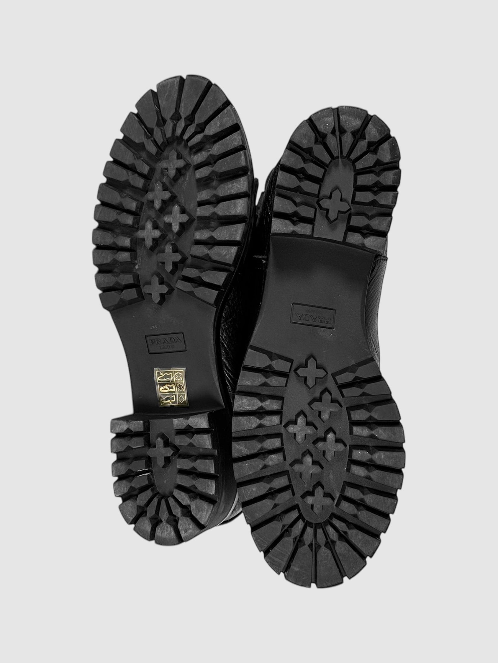 Buckle Detail Ankle Boots - Size 9