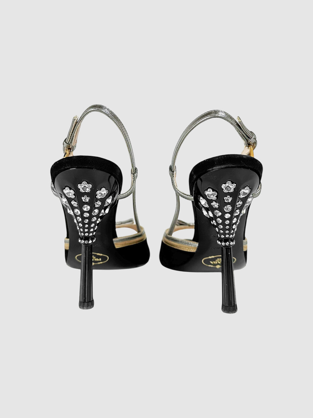 Embellished Slingback Pumps