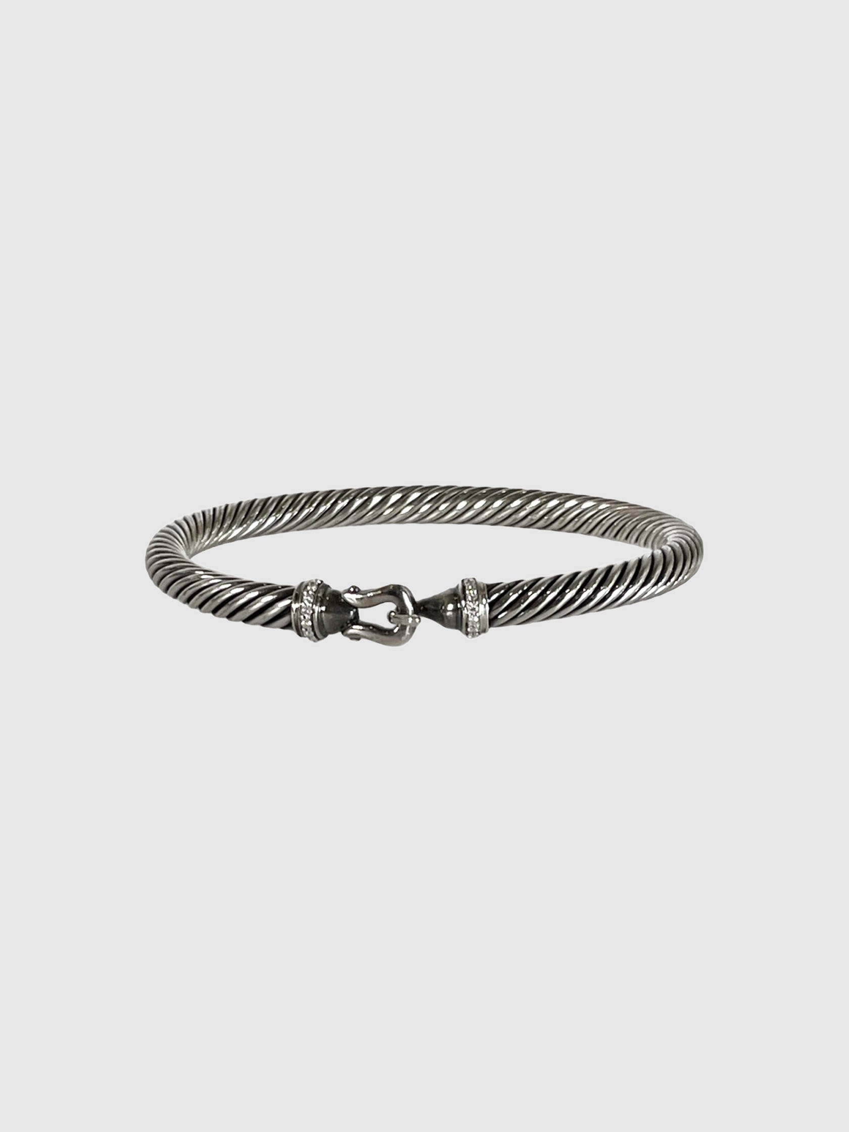 Buckle Sterling Silver Bracelet