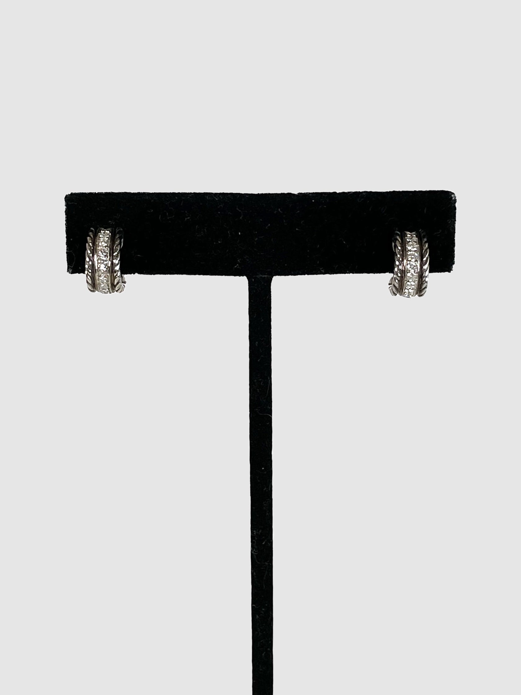 Diamond Mini Hoop Earrings