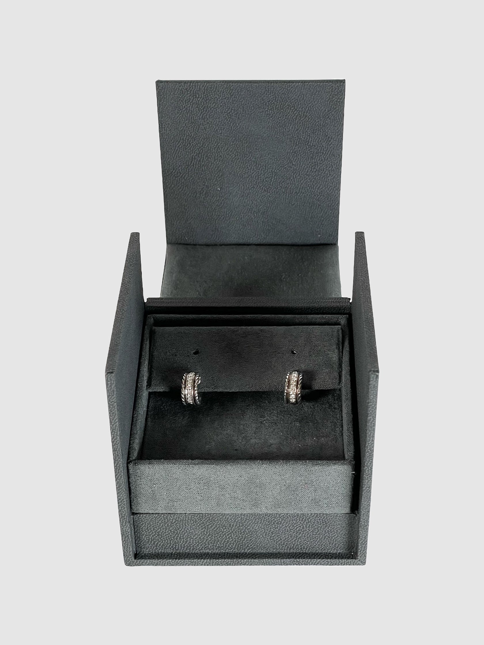 Diamond Mini Hoop Earrings