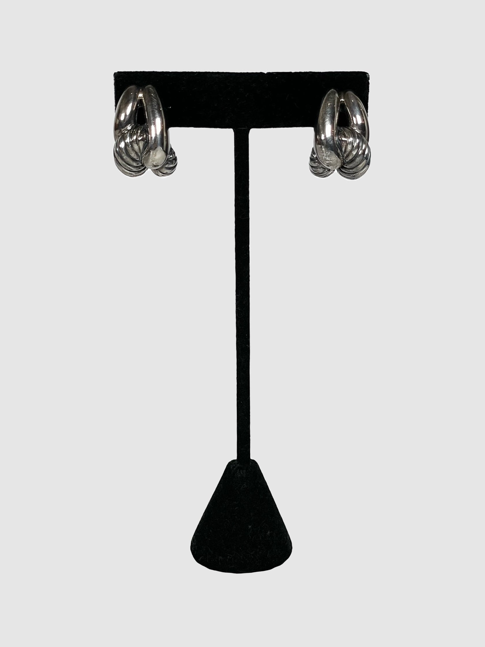 Labyrinth Clip-On Earrings