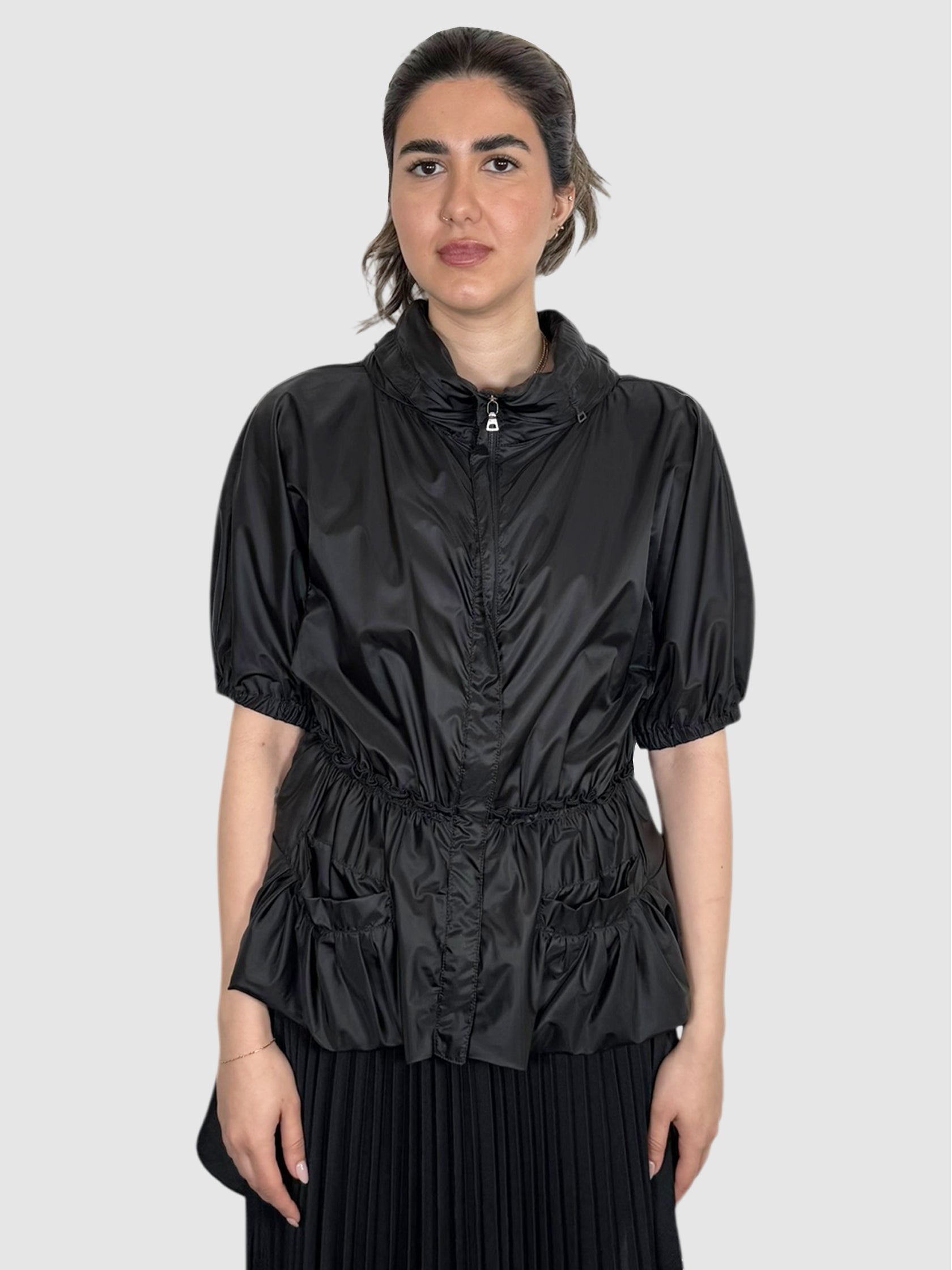 Cinched Windbreaker Jacket