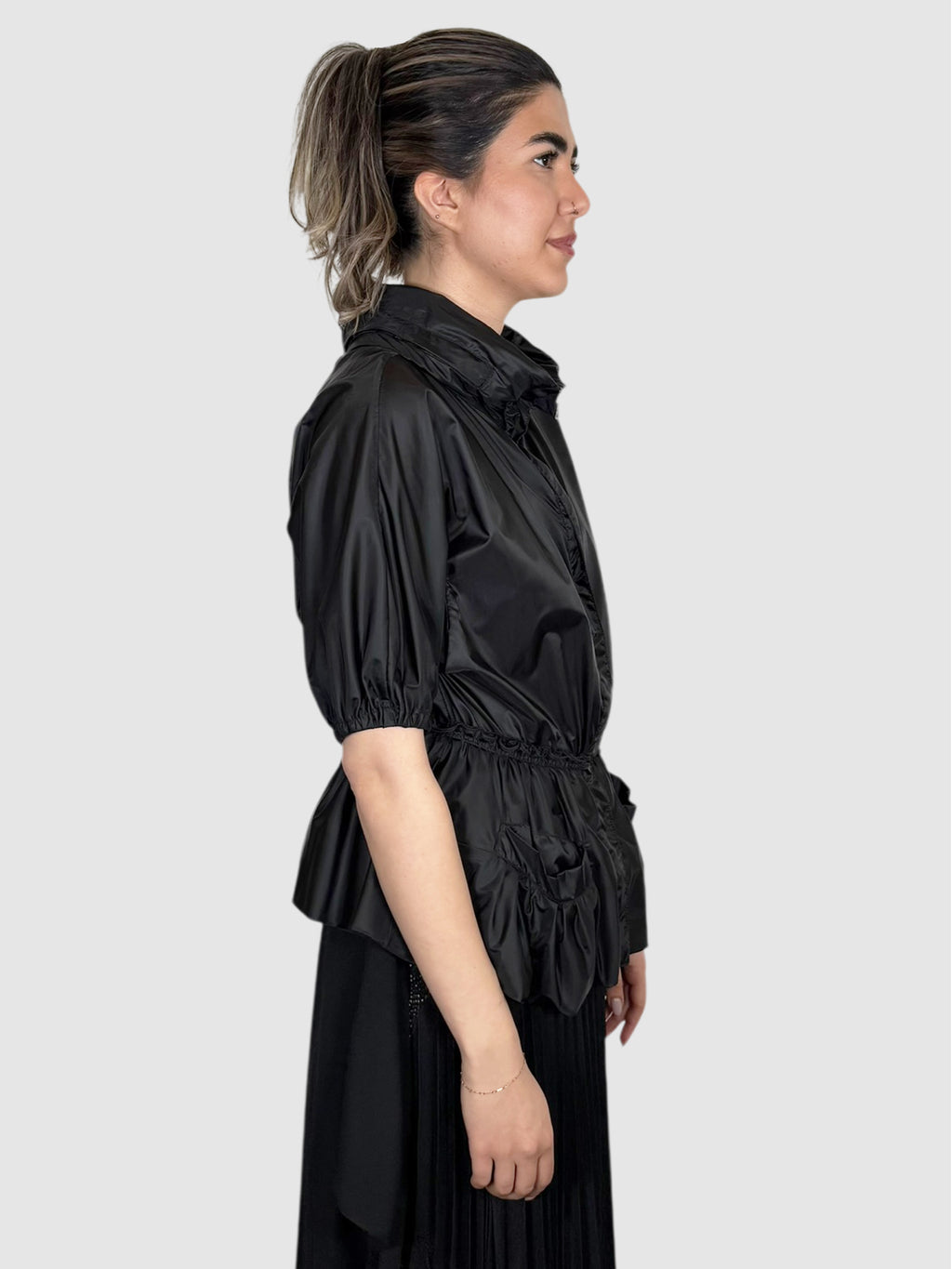 Cinched Windbreaker Jacket