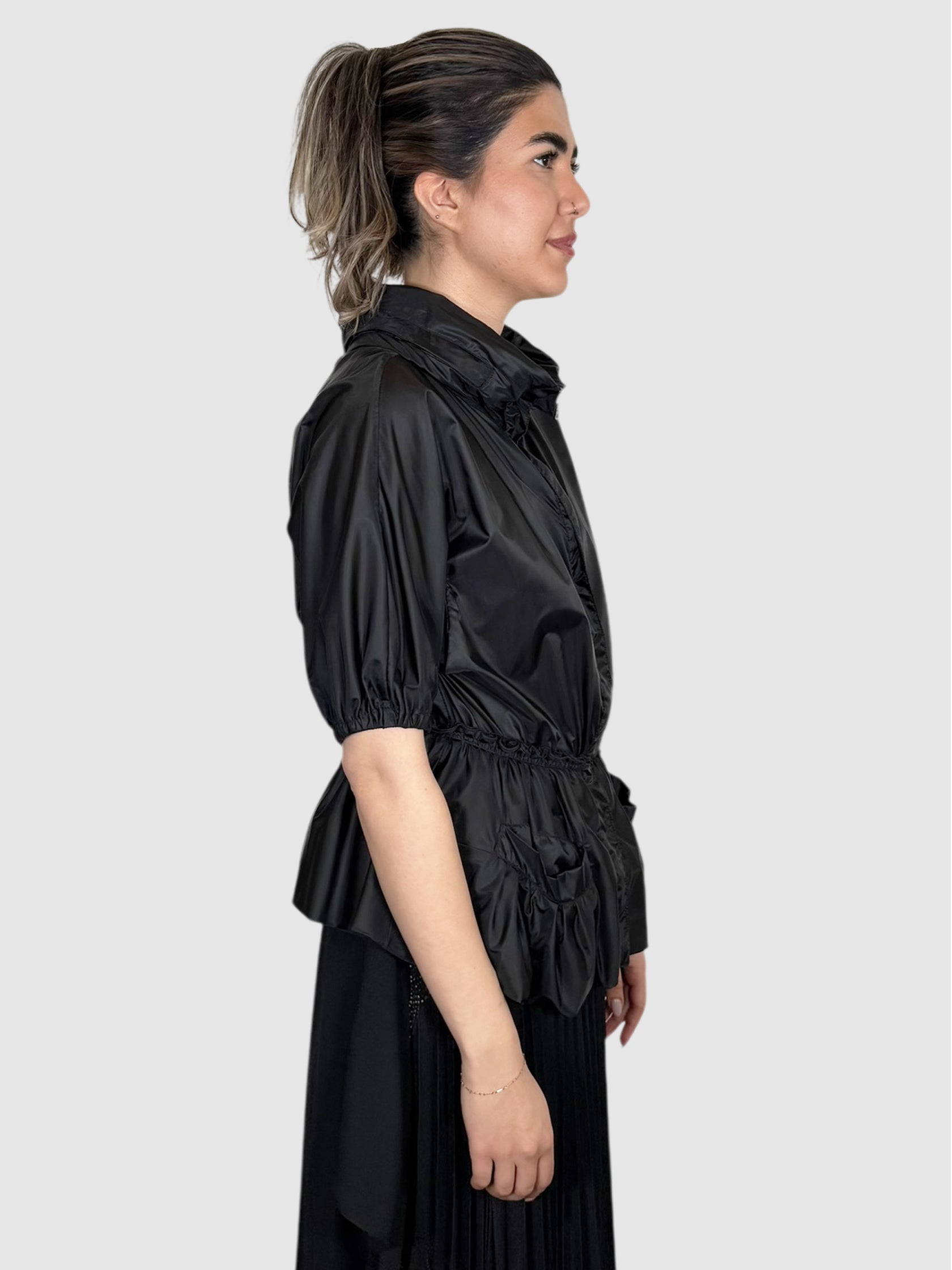 Cinched Windbreaker Jacket