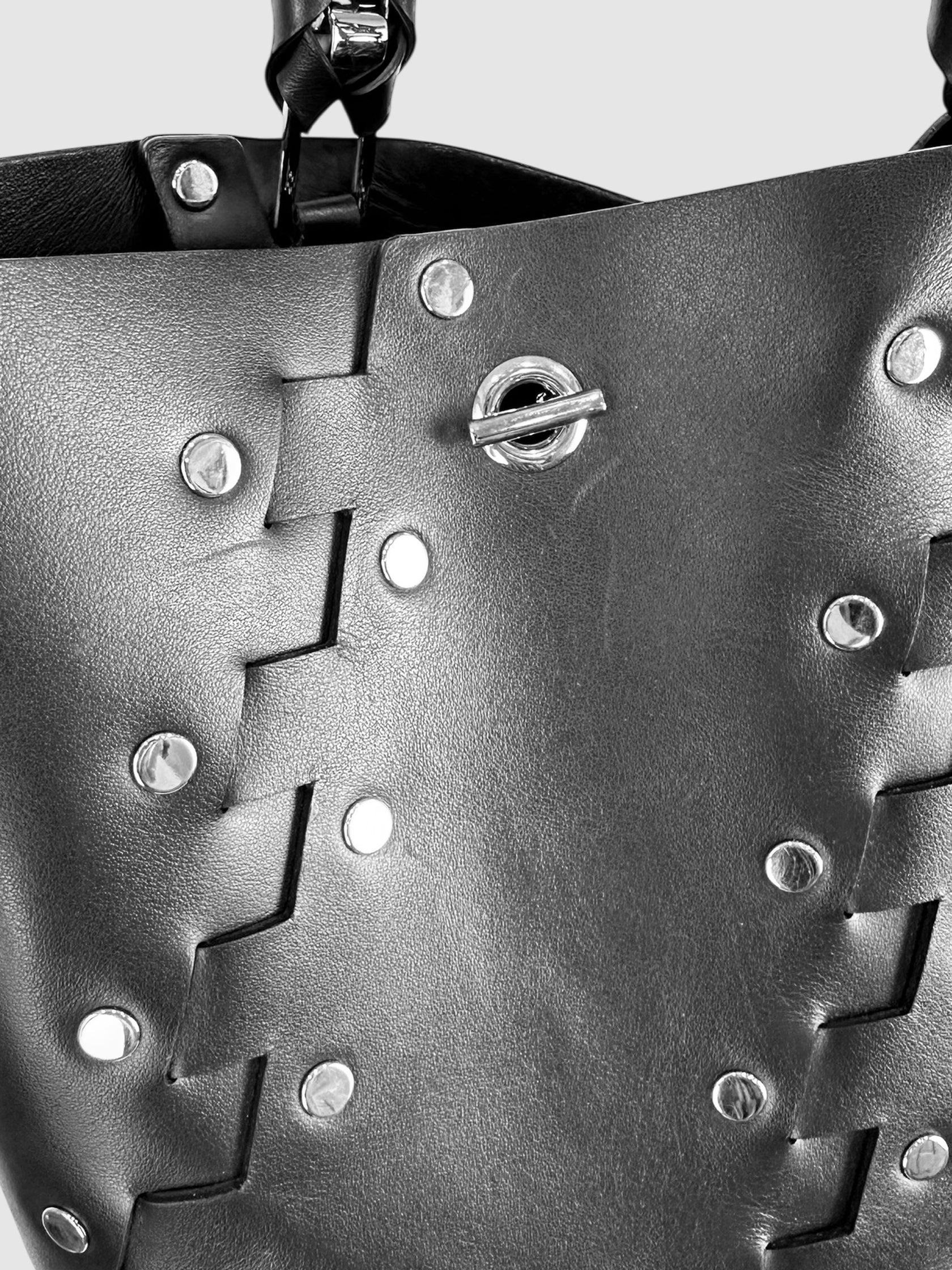 Studded Hex Bag