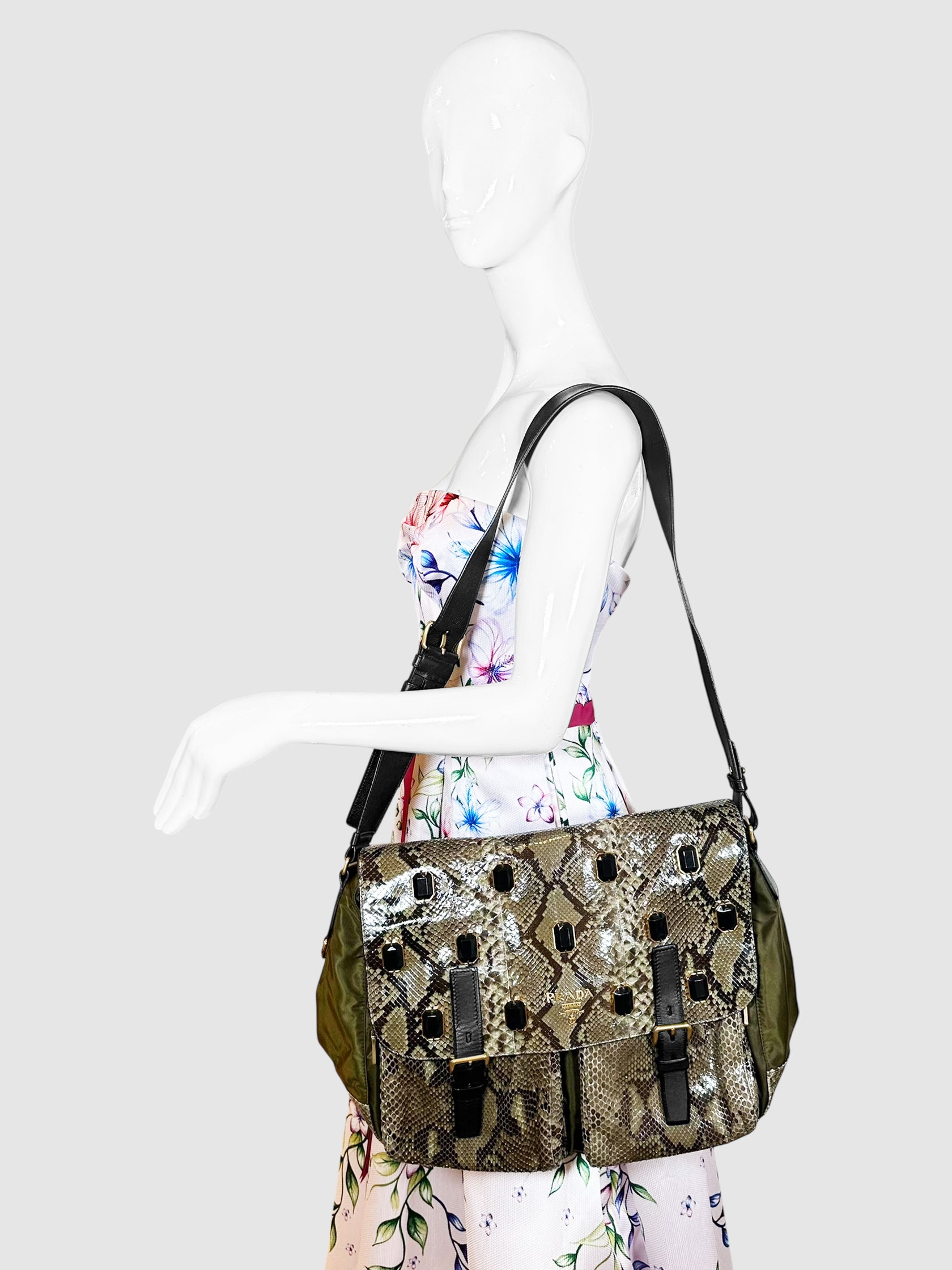 Python Jewelled Bag