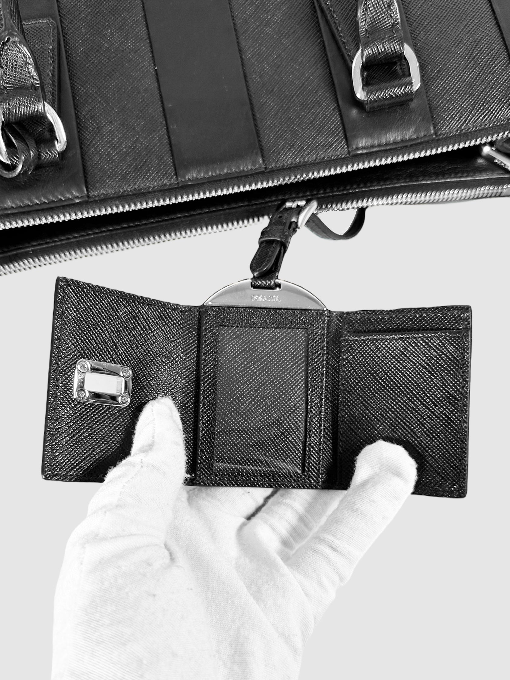 Double Zip Galleria Bag